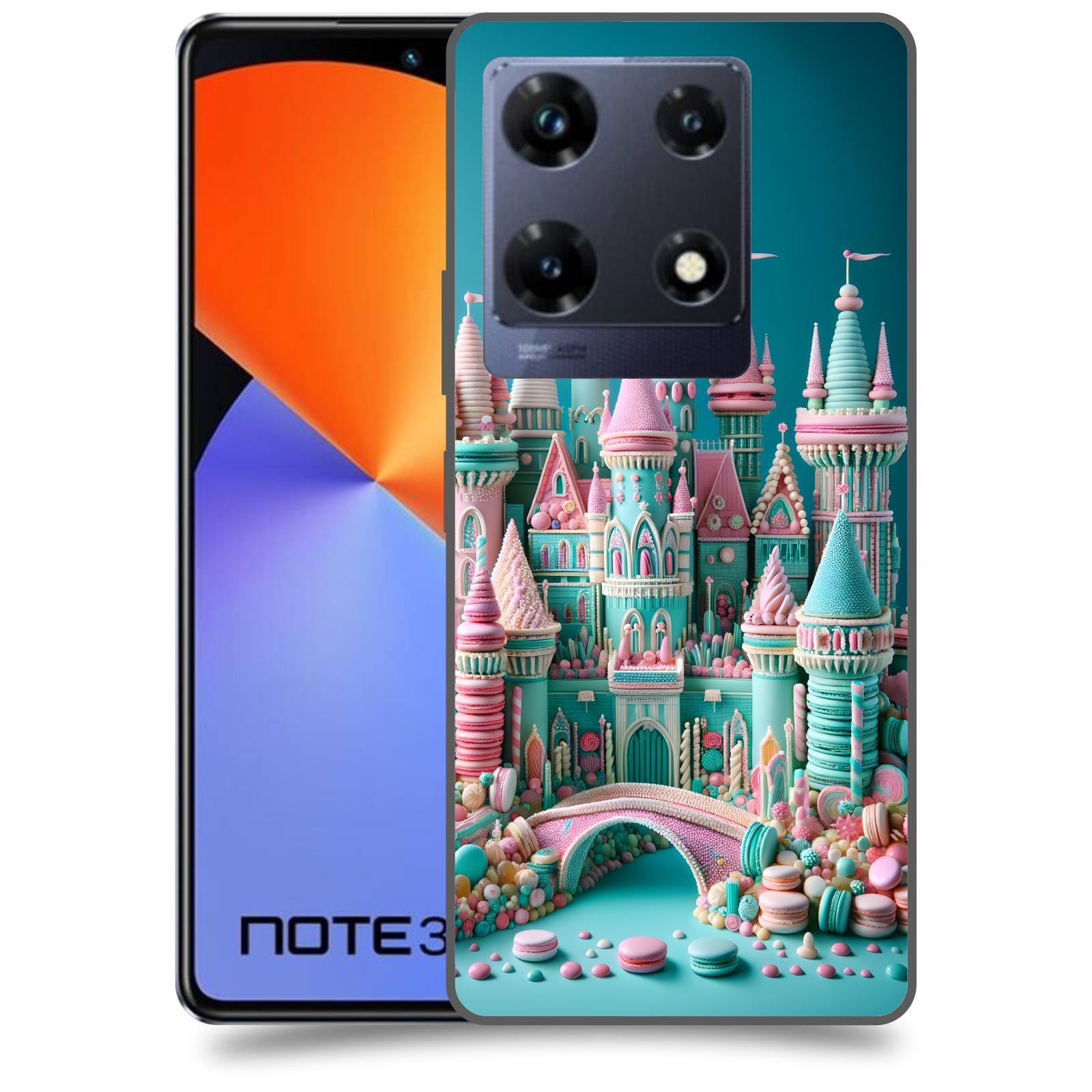 ACOVER Kryt na mobil Infinix Note 30 PRO - Candy castle 2