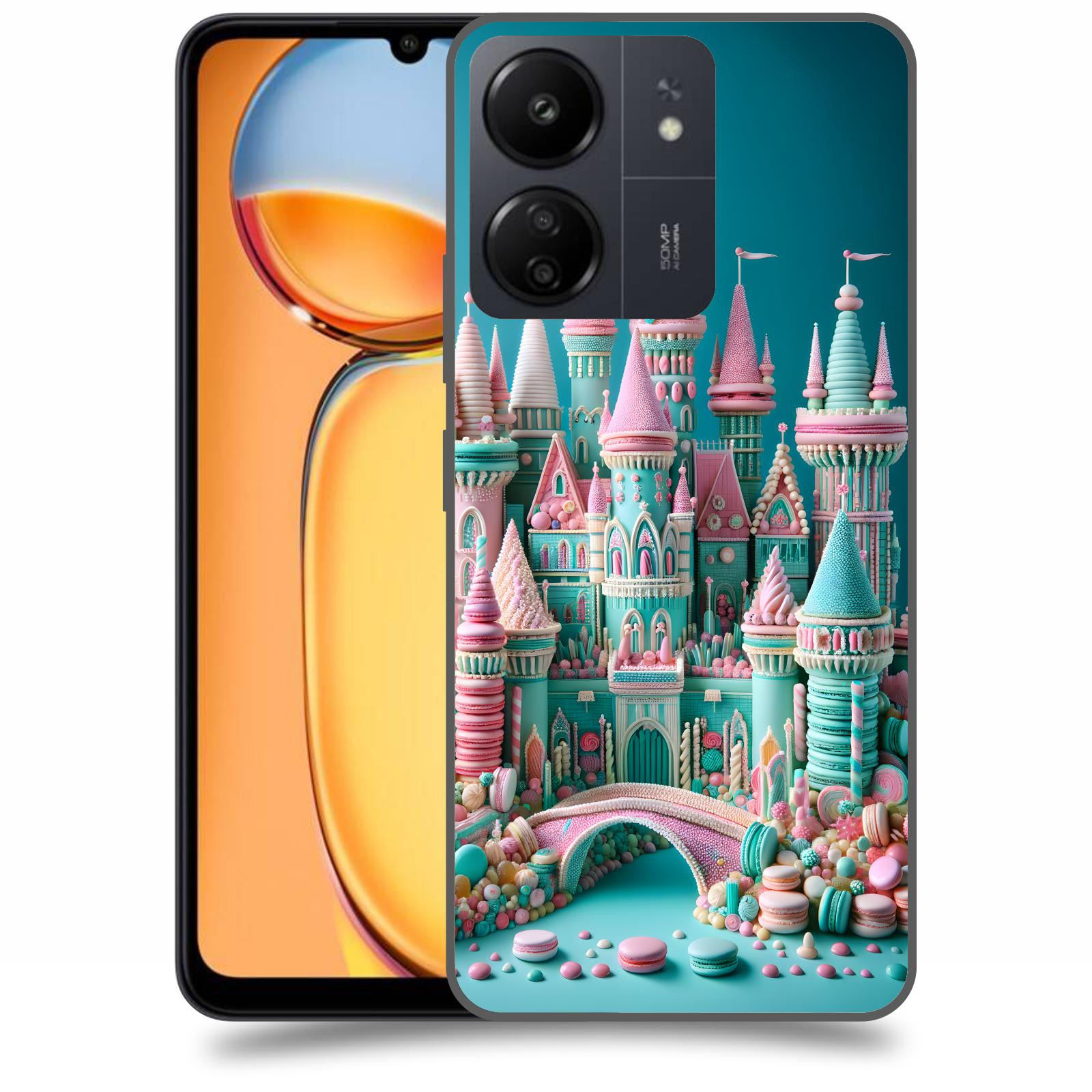 ACOVER Kryt na mobil Xiaomi Redmi 13C  Candy castle 2