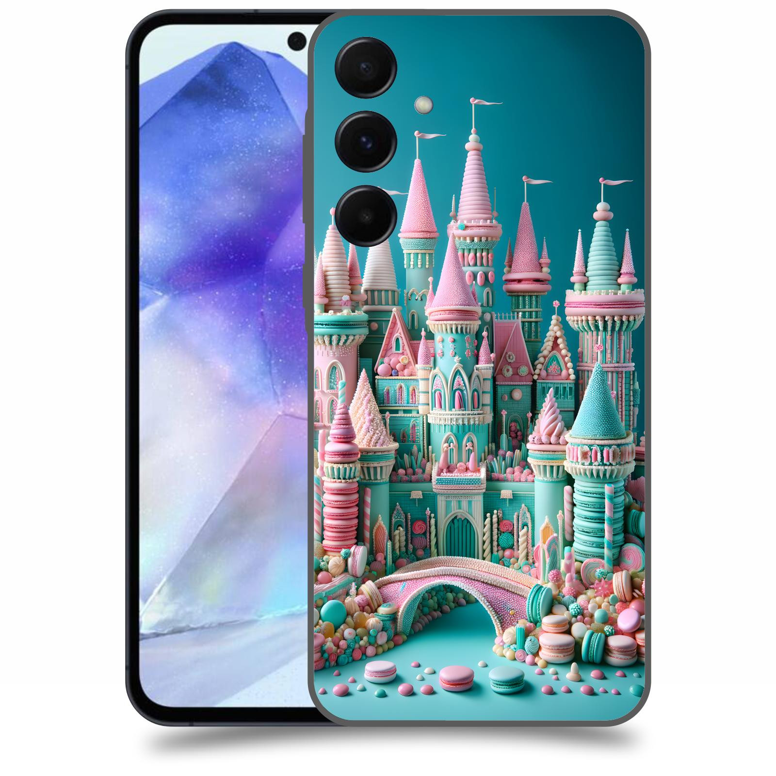 ACOVER Kryt na mobil Samsung Galaxy A55 5G - Candy castle 2