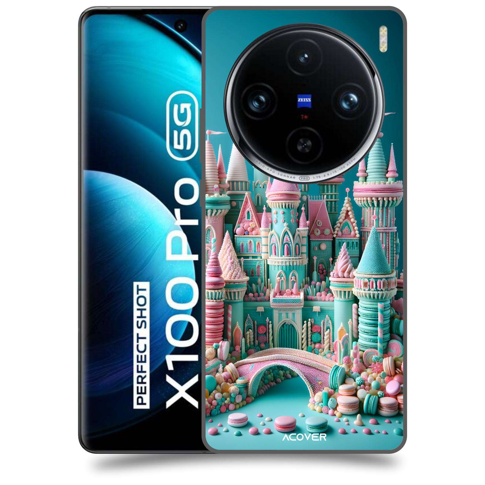 ACOVER Kryt na mobil Vivo X100 Pro - Candy castle 2