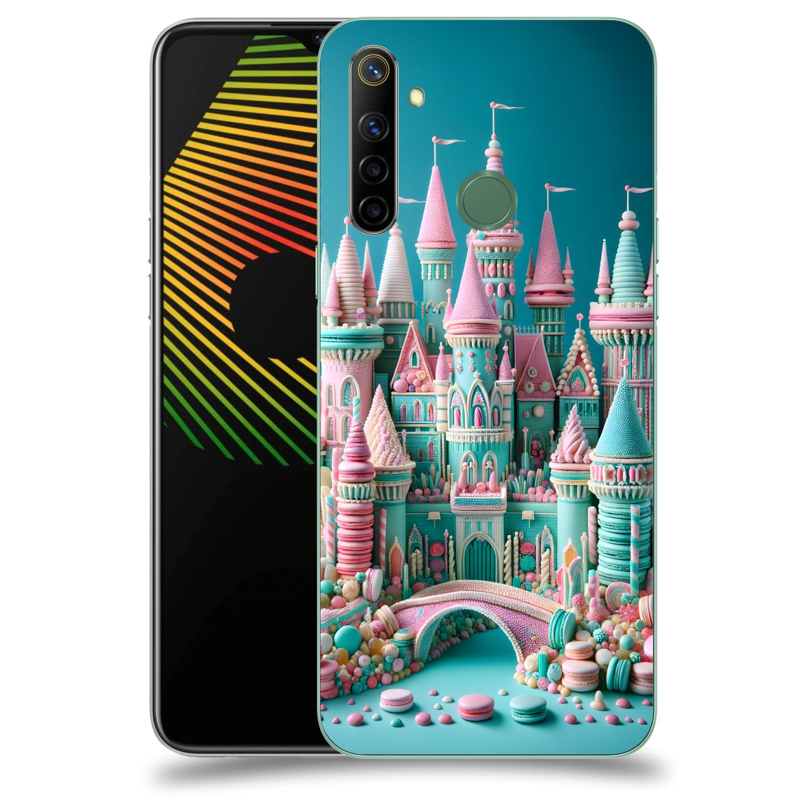 ACOVER Kryt na mobil Realme 6i - Candy castle 2