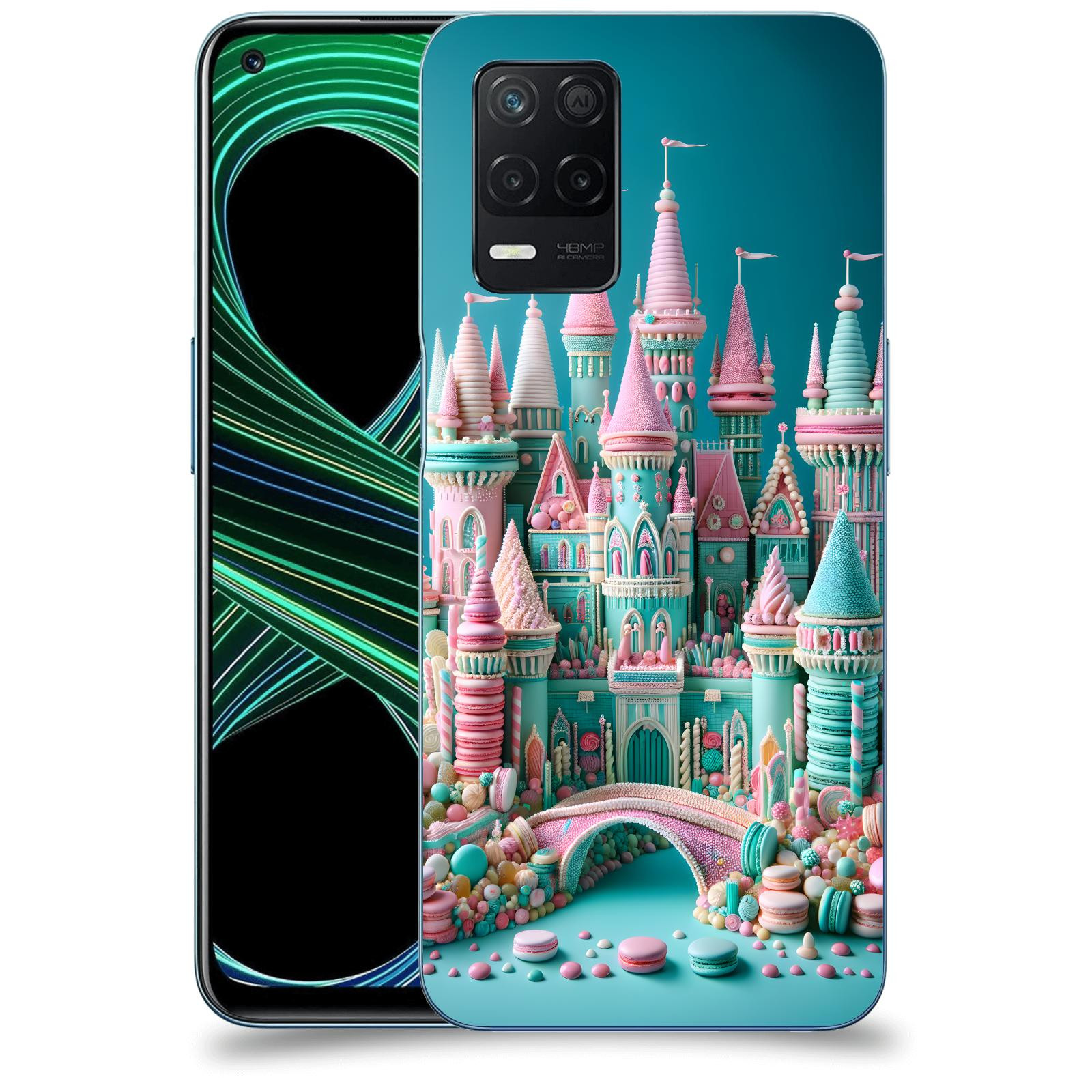 ACOVER Kryt na mobil Realme 8 5G - Candy castle 2