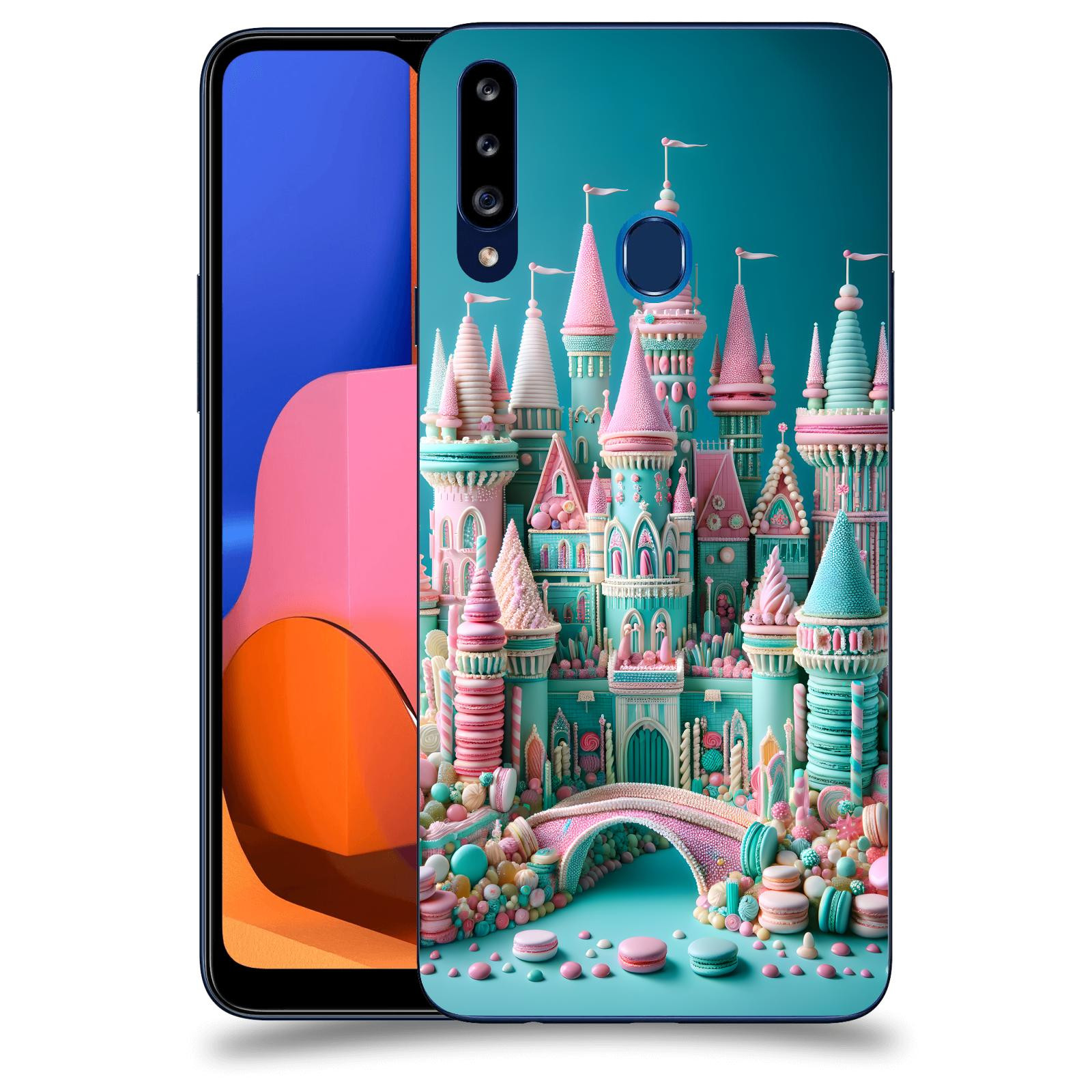 ACOVER Kryt na mobil Samsung Galaxy A20s - Candy castle 2