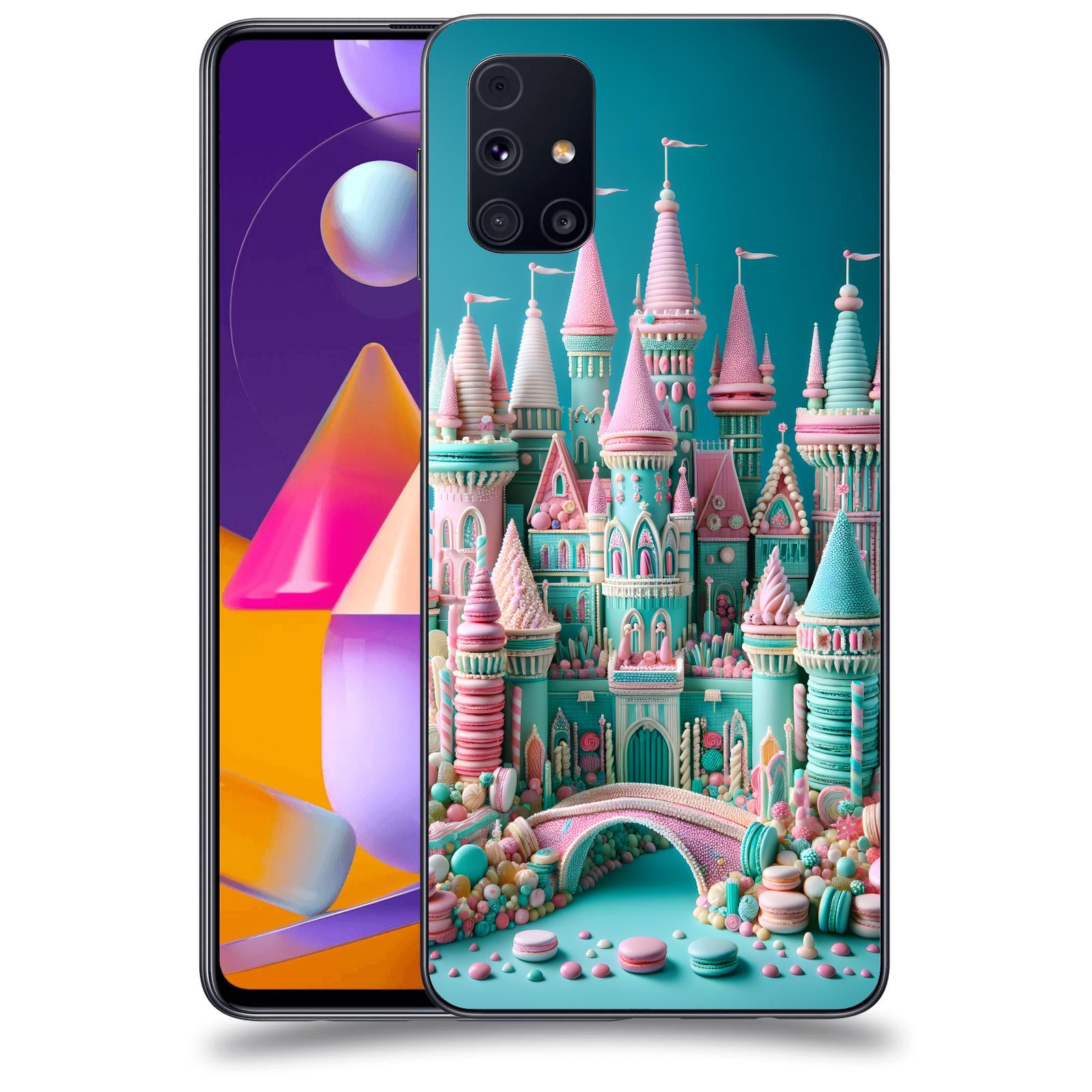 ACOVER Kryt na mobil Samsung Galaxy M31s - Candy castle 2
