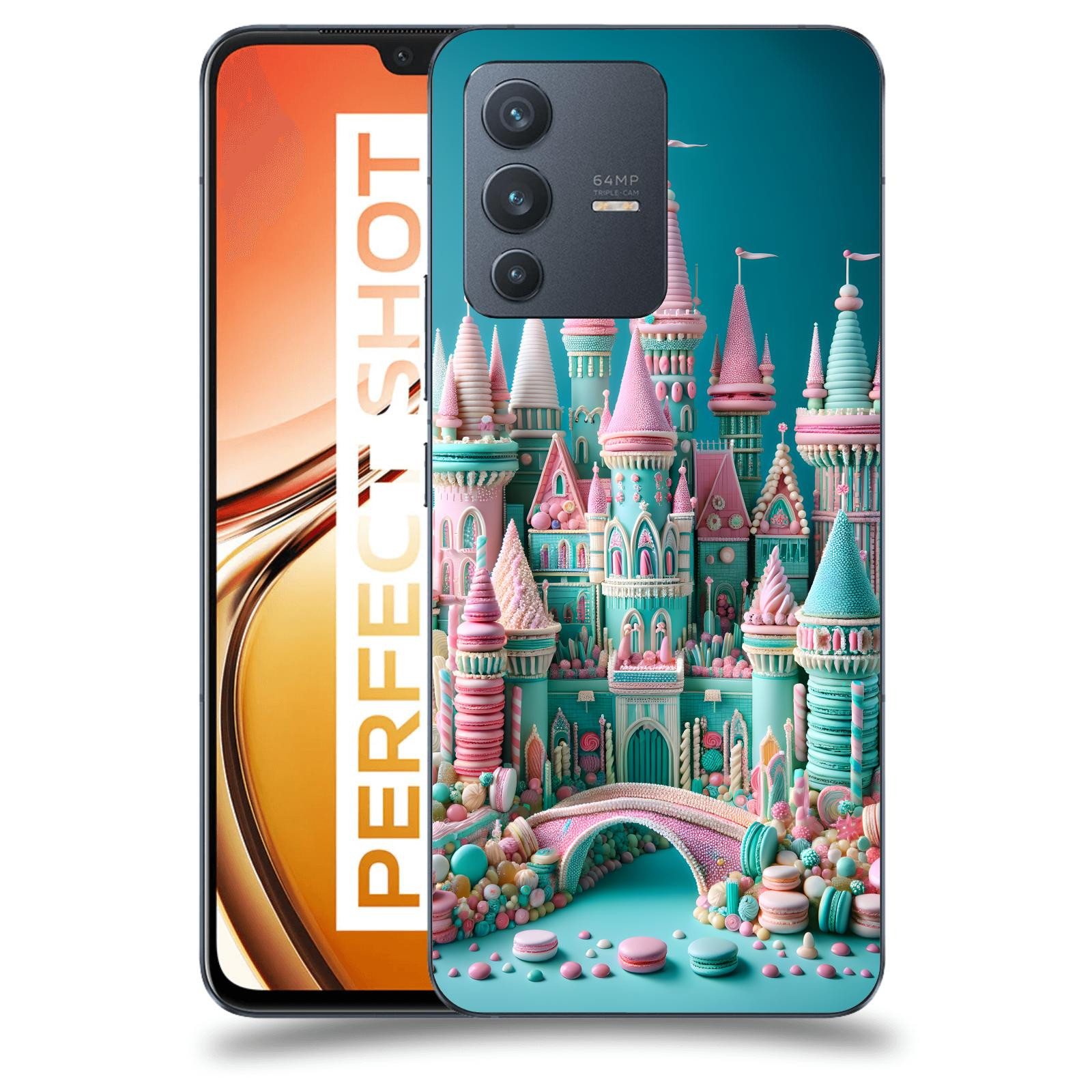 ACOVER Kryt na mobil Vivo V23 5G - Candy castle 2