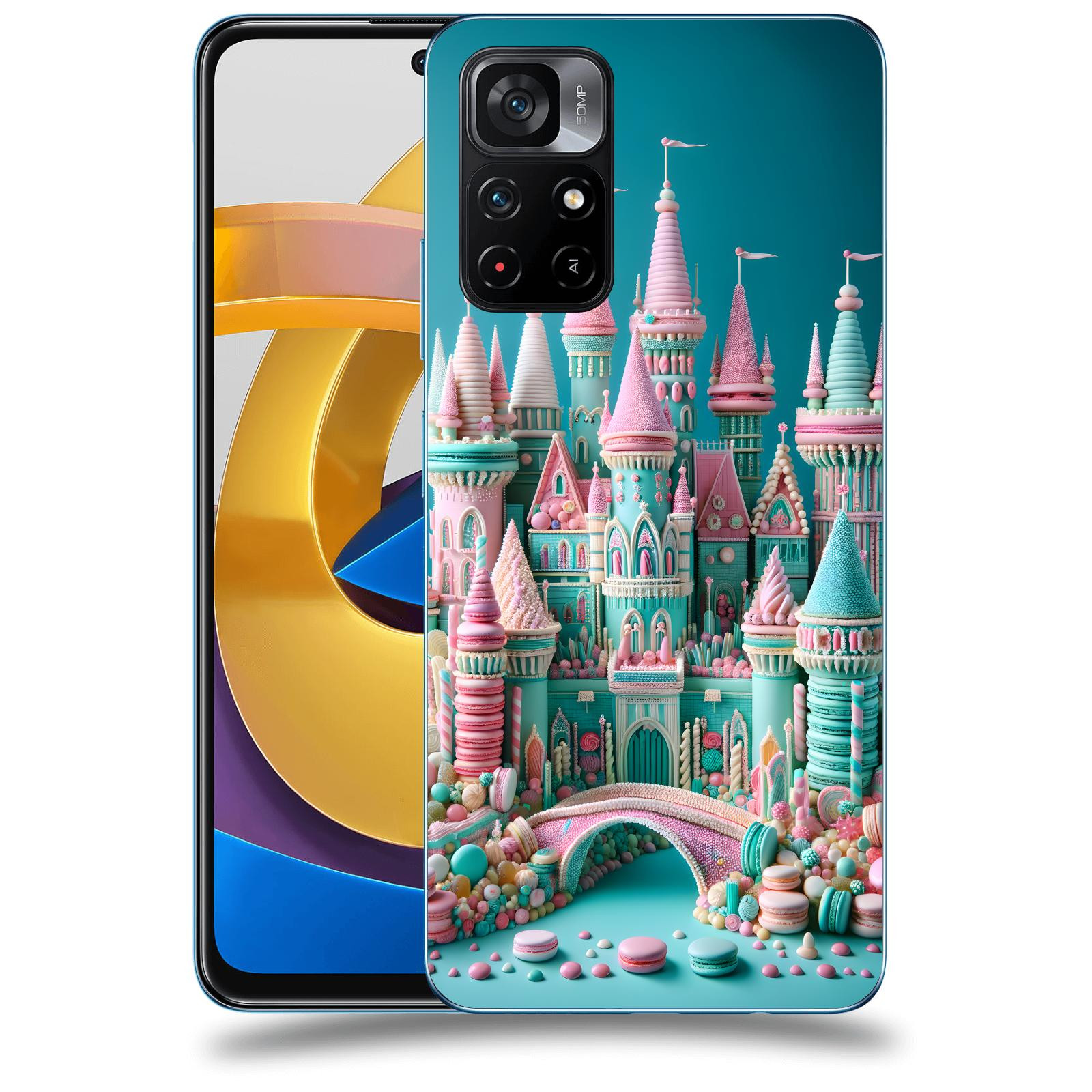 ACOVER Kryt na mobil Xiaomi Poco M4 Pro - Candy castle 2