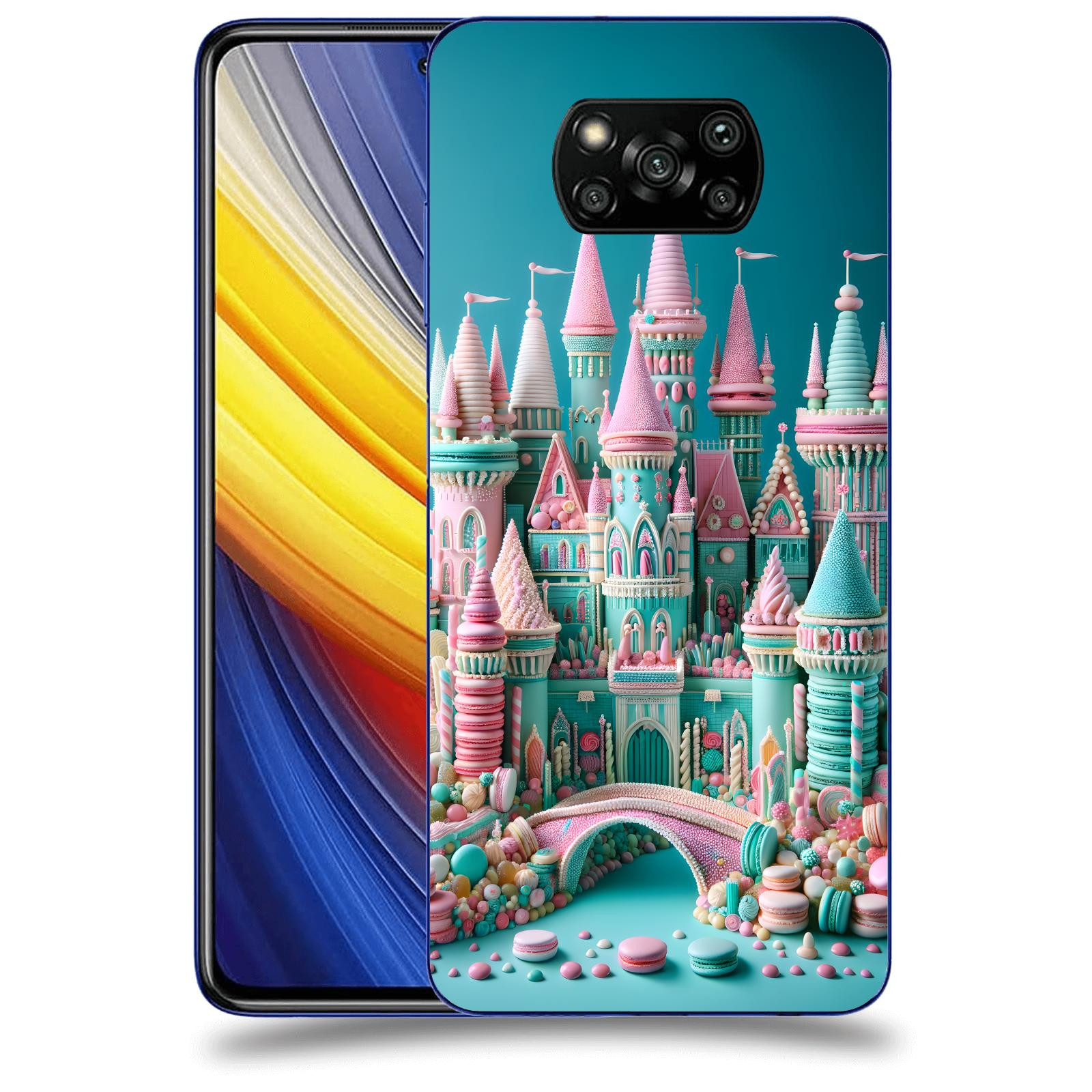 ACOVER Kryt na mobil Xiaomi Poco X3 Pro - Candy castle 2
