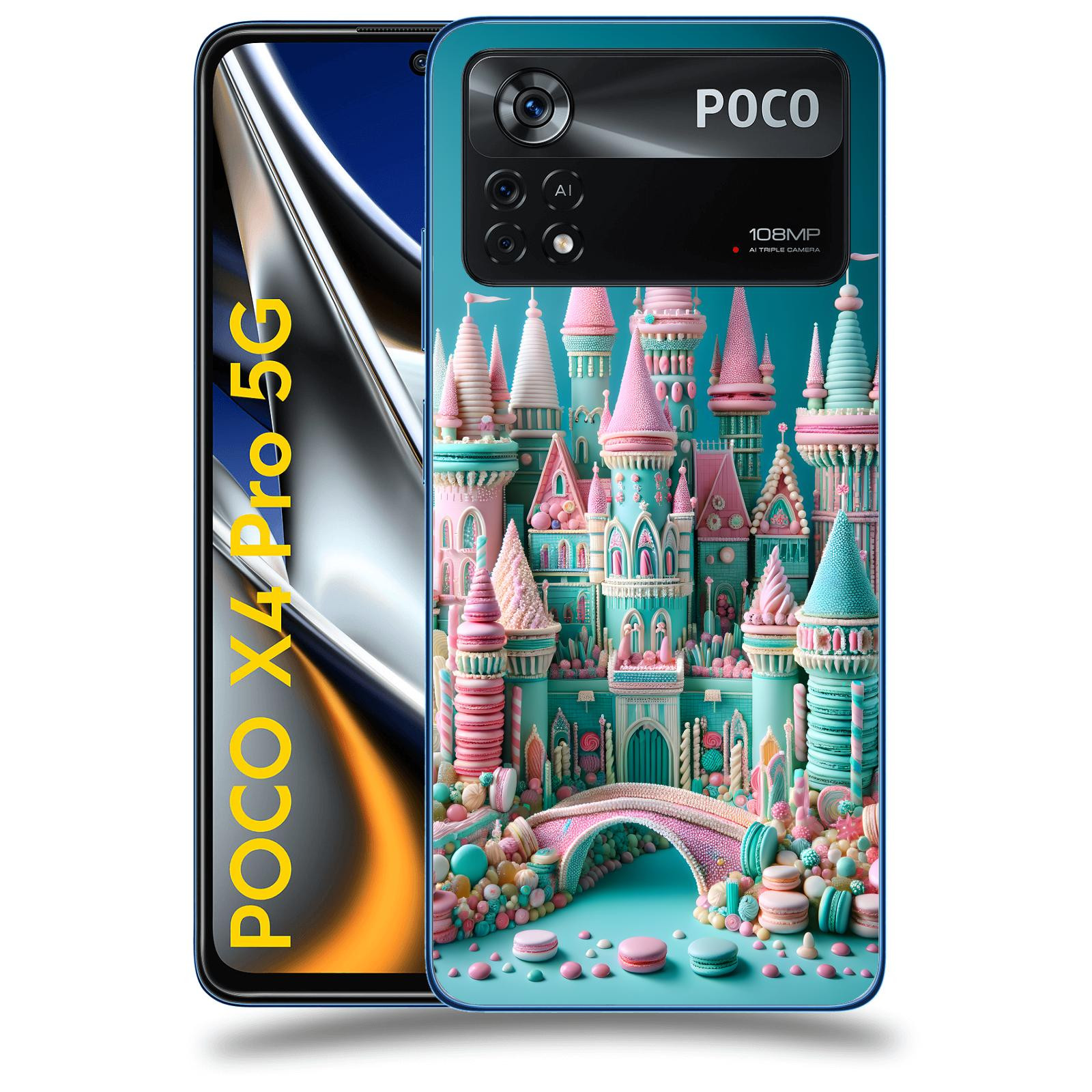 ACOVER Kryt na mobil Xiaomi Poco X4 Pro 5G - Candy castle 2
