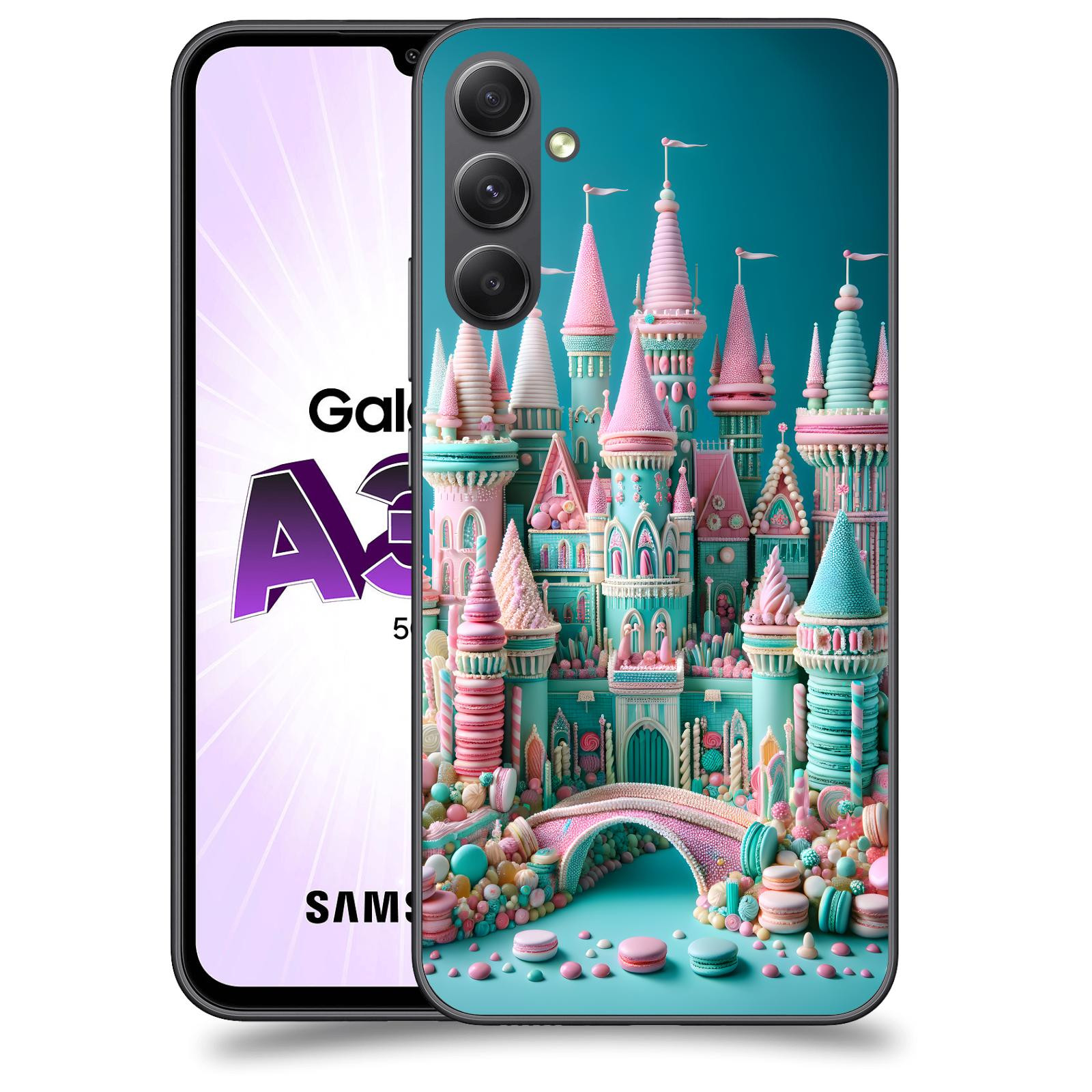 ACOVER Kryt na mobil Samsung Galaxy A34 - Candy castle 2