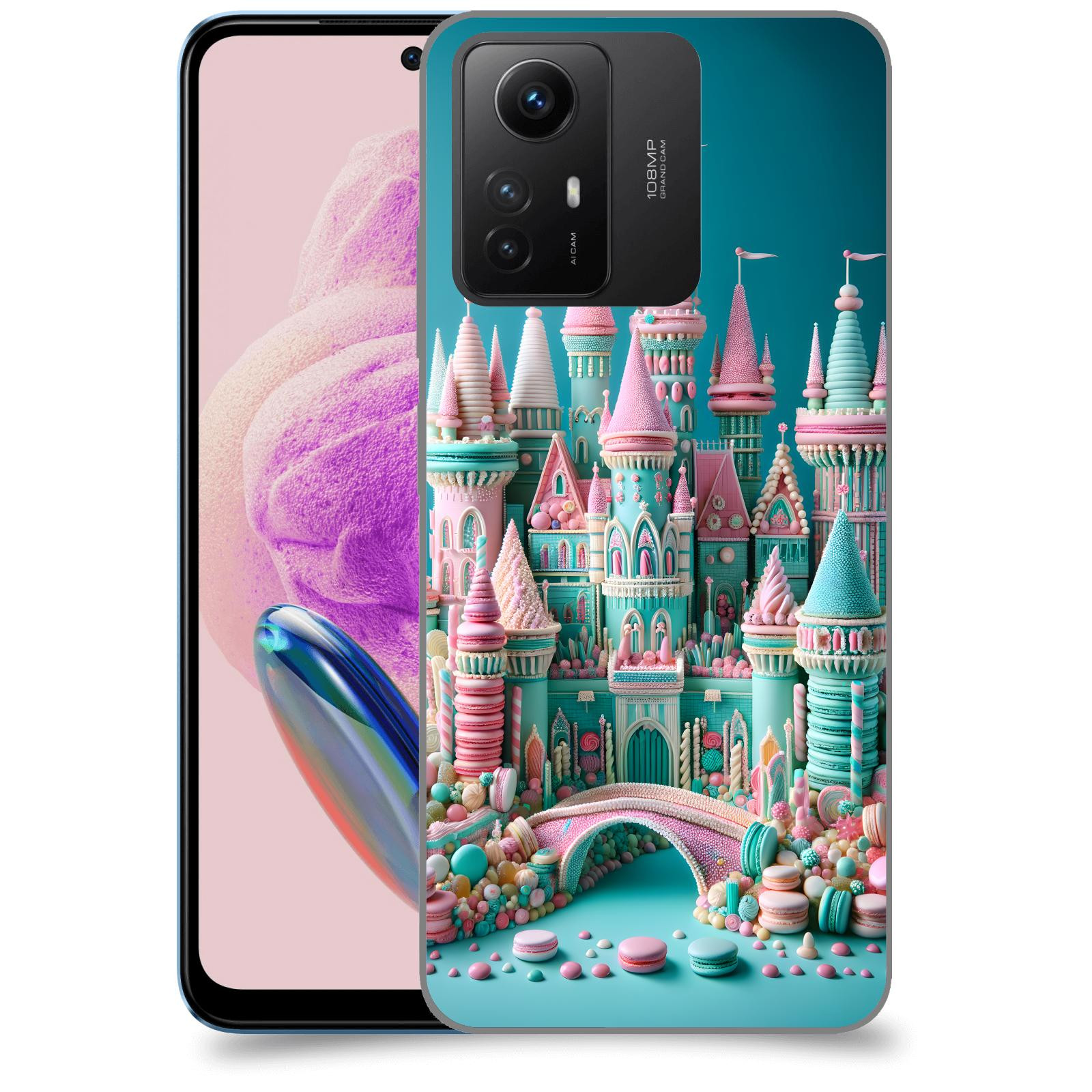 ACOVER Kryt na mobil Xiaomi Redmi Note 12S - Candy castle 2
