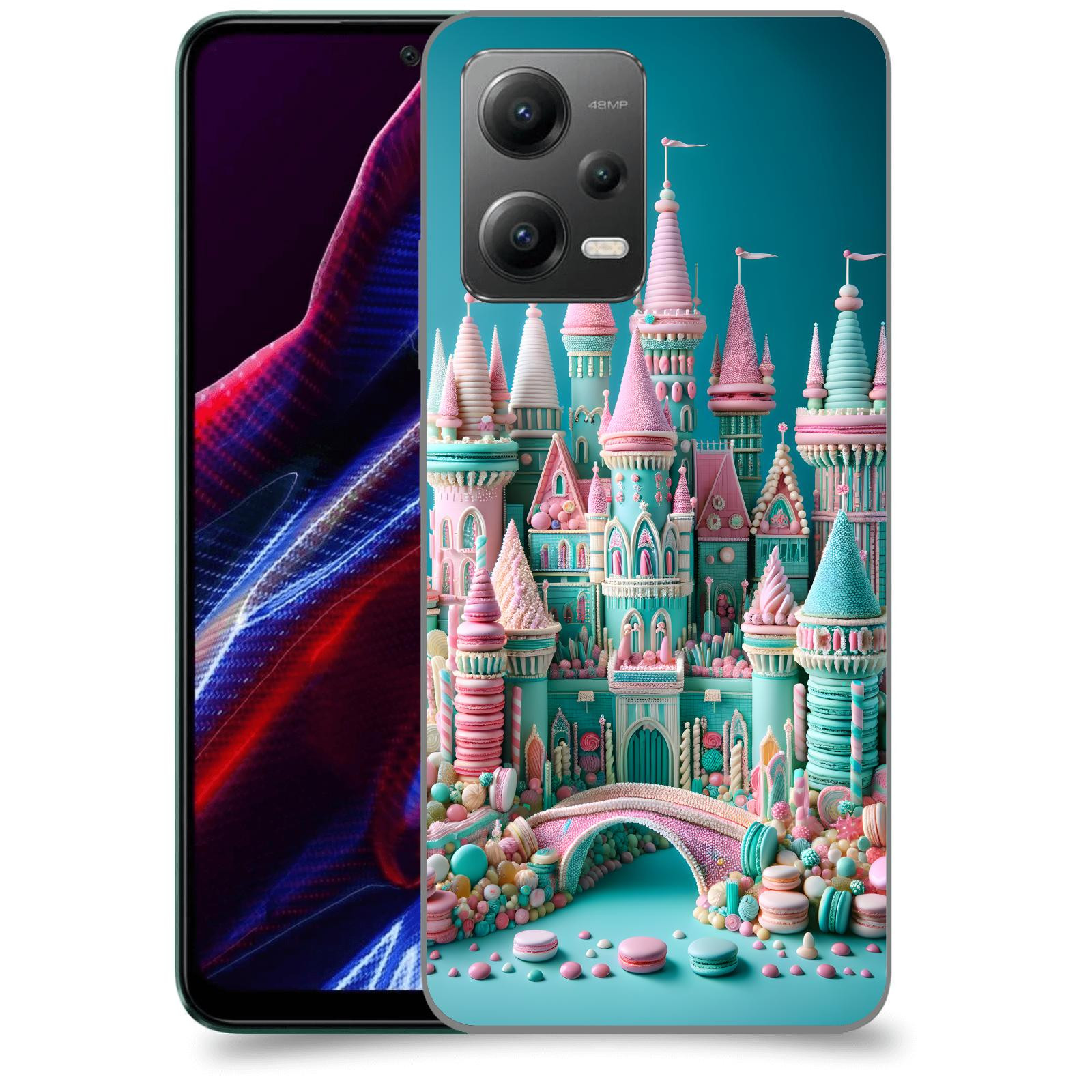 ACOVER Kryt na mobil Xiaomi Poco X5 - Candy castle 2