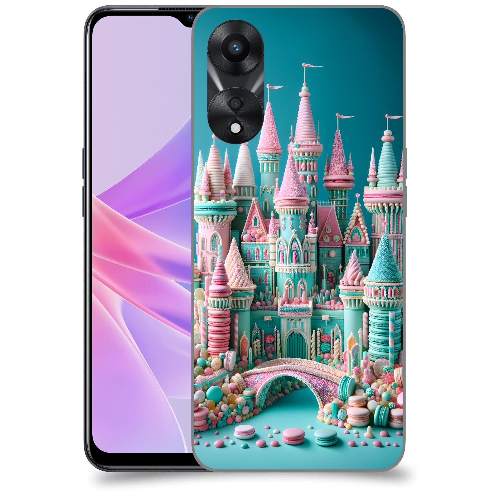 ACOVER Kryt na mobil OPPO A78 5G - Candy castle 2