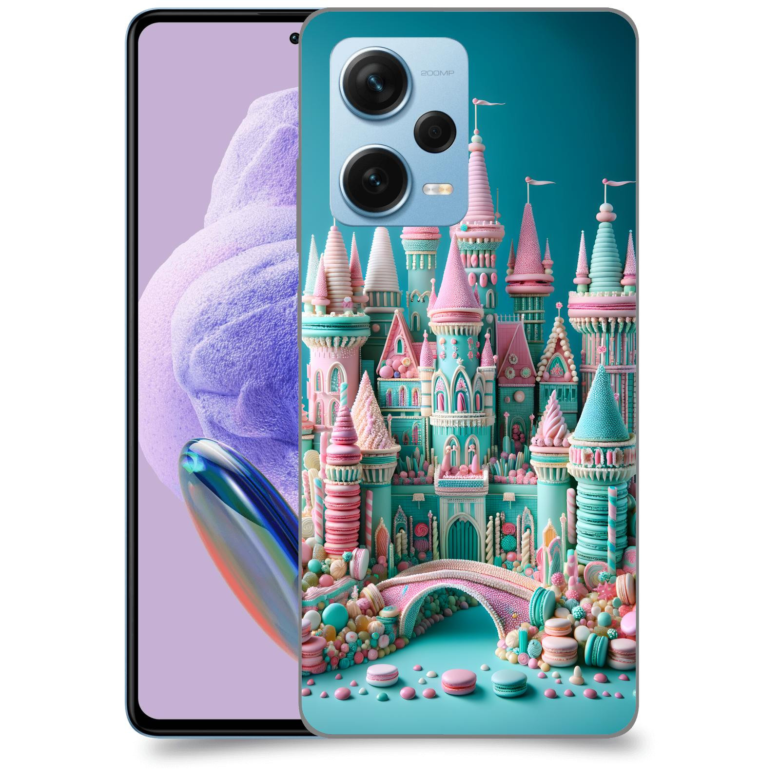 ACOVER Kryt na mobil Xiaomi Redmi Note 12 Pro+ 5G - Candy castle 2