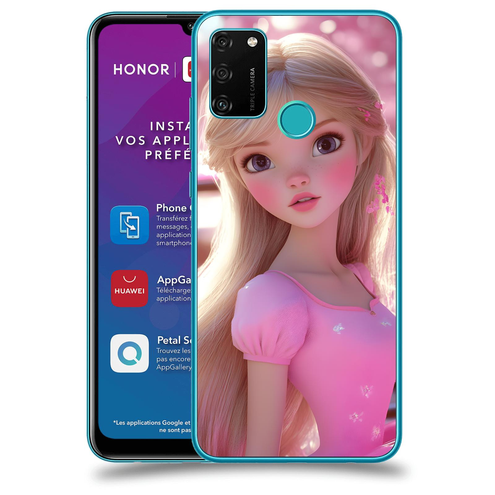 ACOVER Kryt na mobil Honor 9A - Barbie