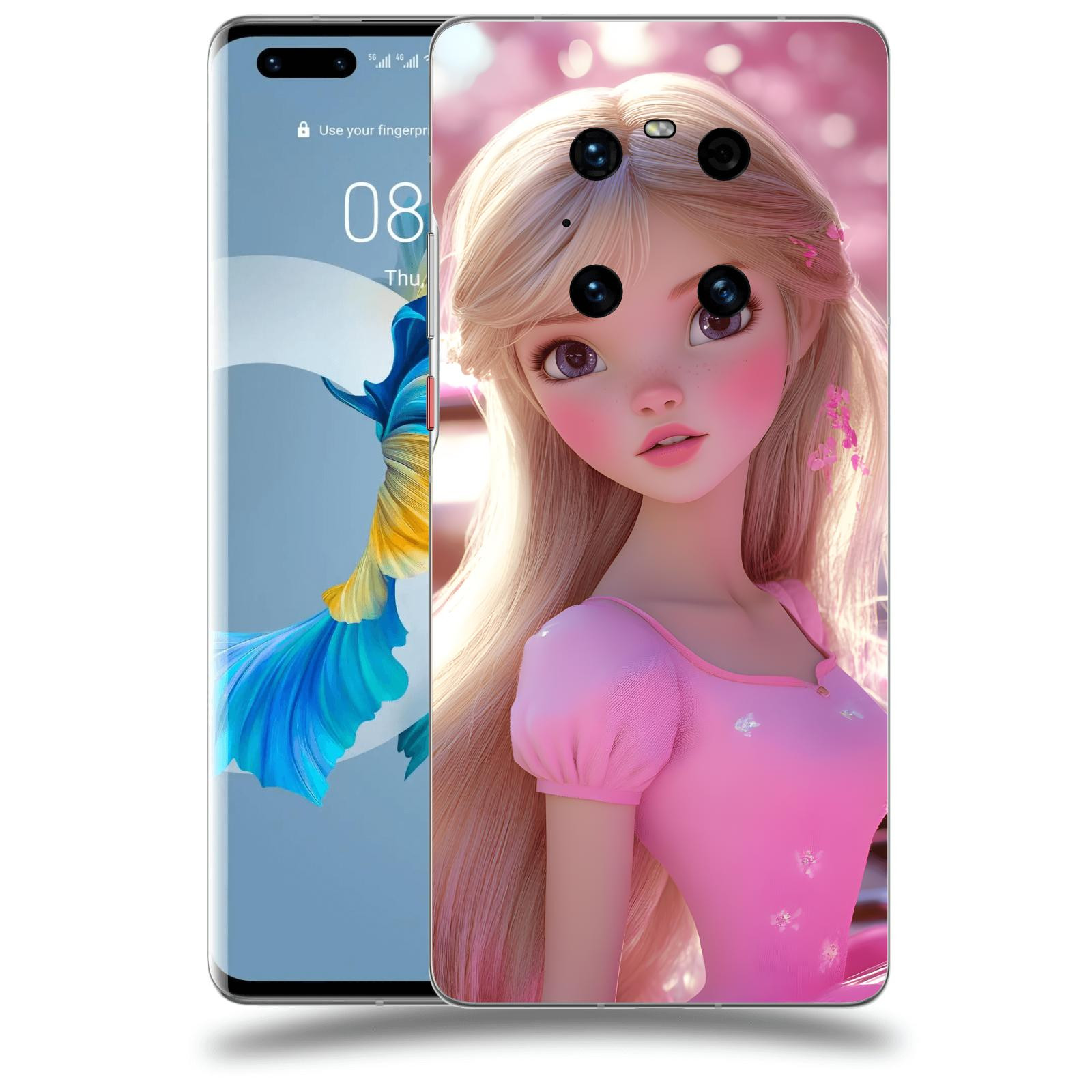 ACOVER Kryt na mobil Huawei Mate 40 Pro - Barbie