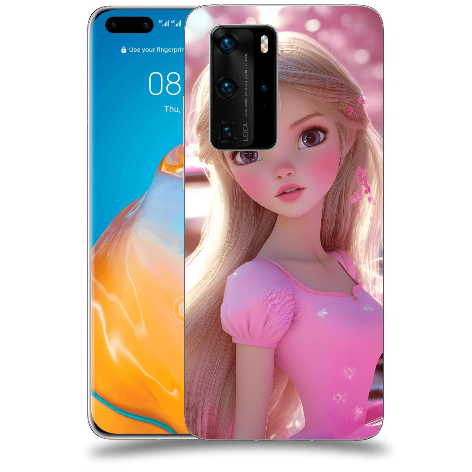 ACOVER Kryt na mobil Huawei P40 - Barbie