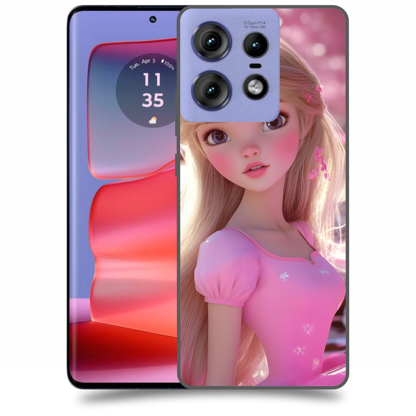 ACOVER Kryt na mobil Motorola Edge 50 Pro - Barbie