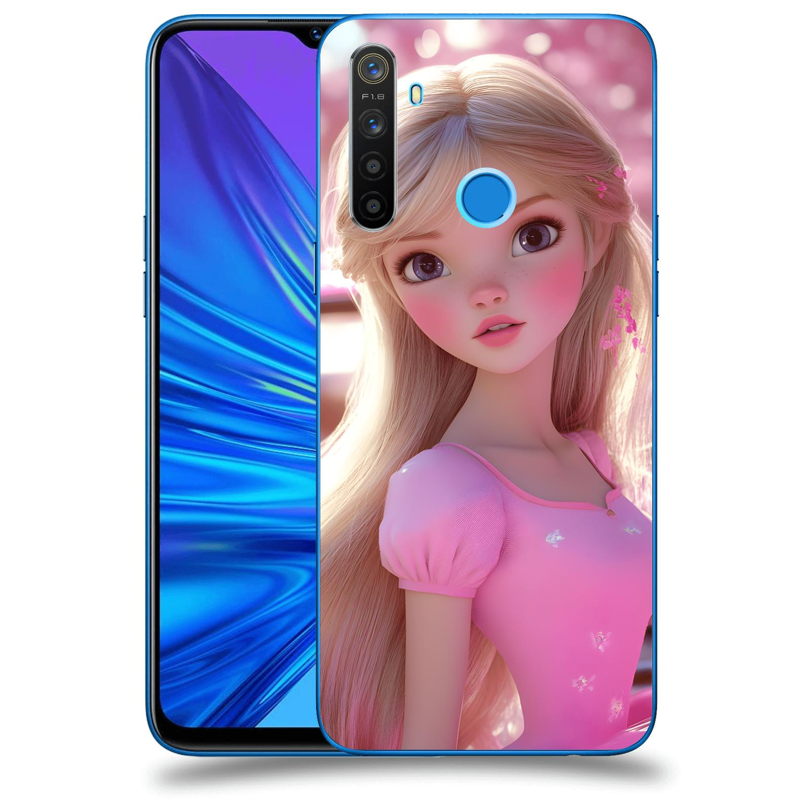 ACOVER Kryt na mobil Realme 5 - Barbie