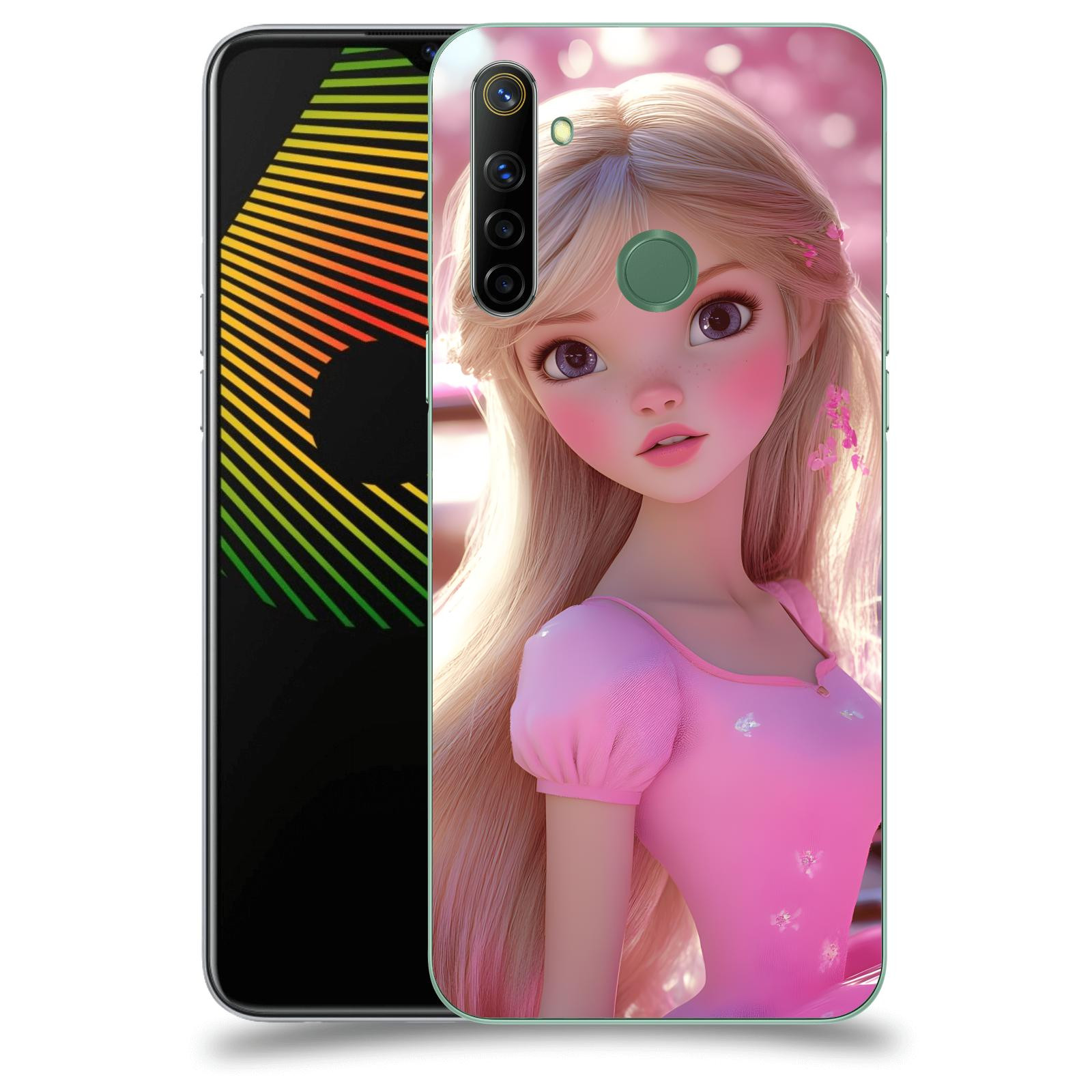 ACOVER Kryt na mobil Realme 6i - Barbie