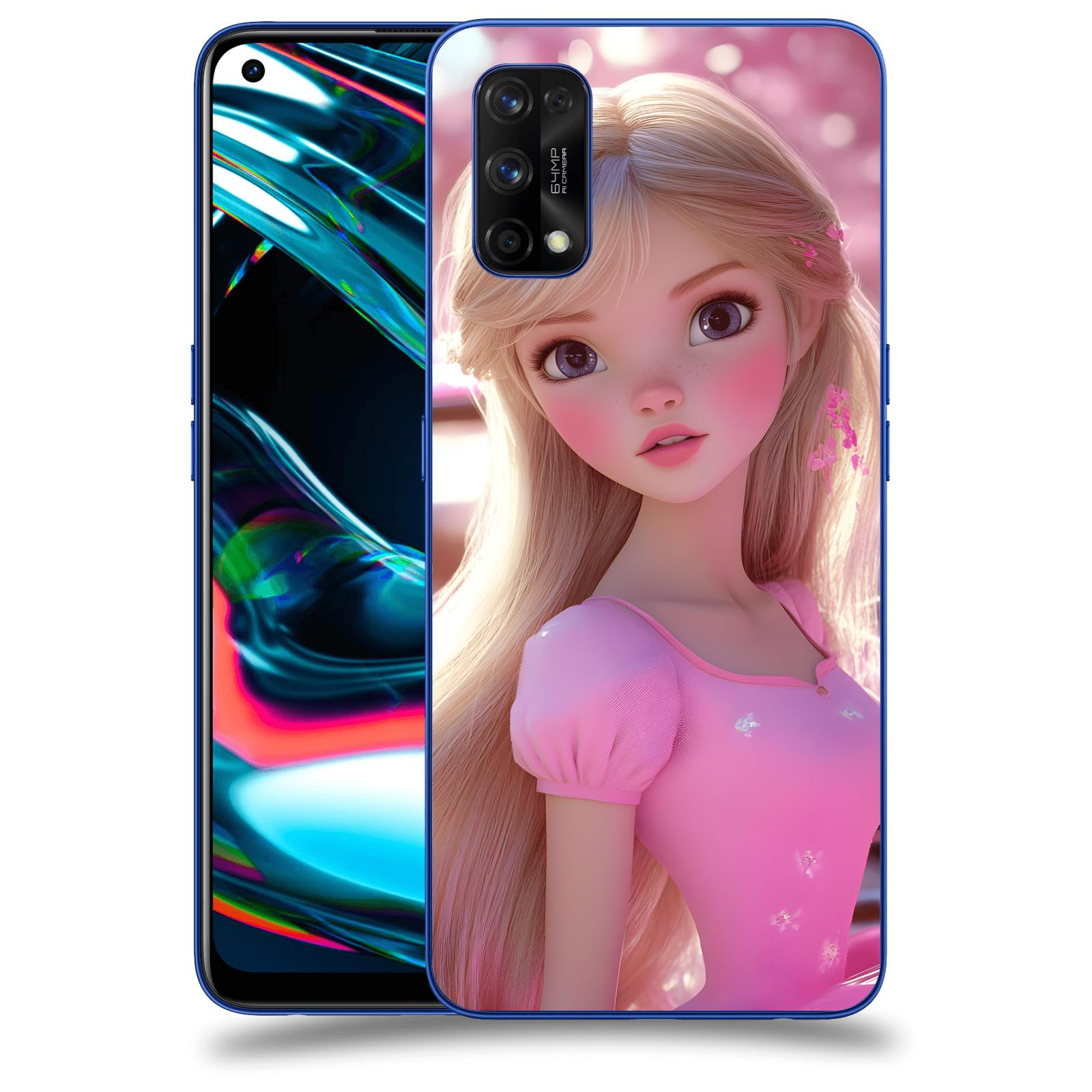 ACOVER Kryt na mobil Realme 7 Pro - Barbie