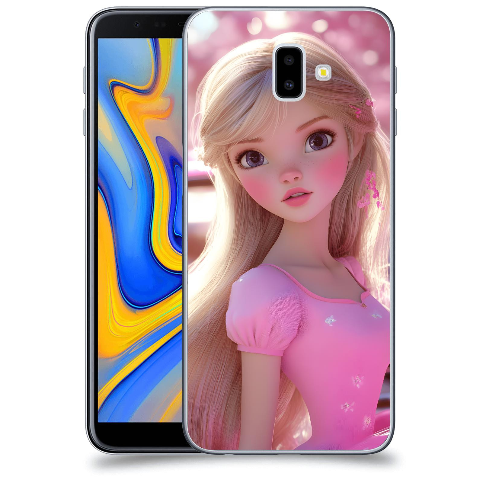 ACOVER Kryt na mobil Samsung Galaxy J6+ J610F - Barbie