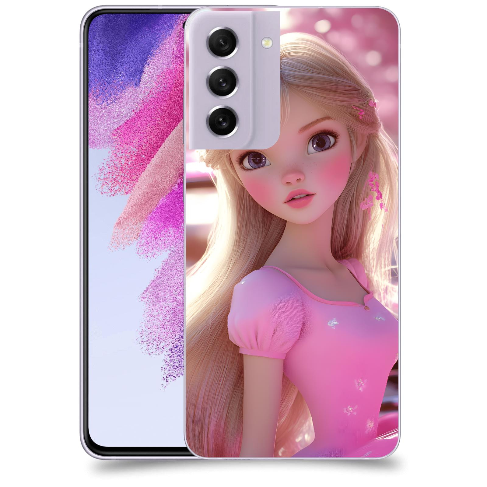 ACOVER Kryt na mobil Samsung Galaxy S21 FE 5G - Barbie