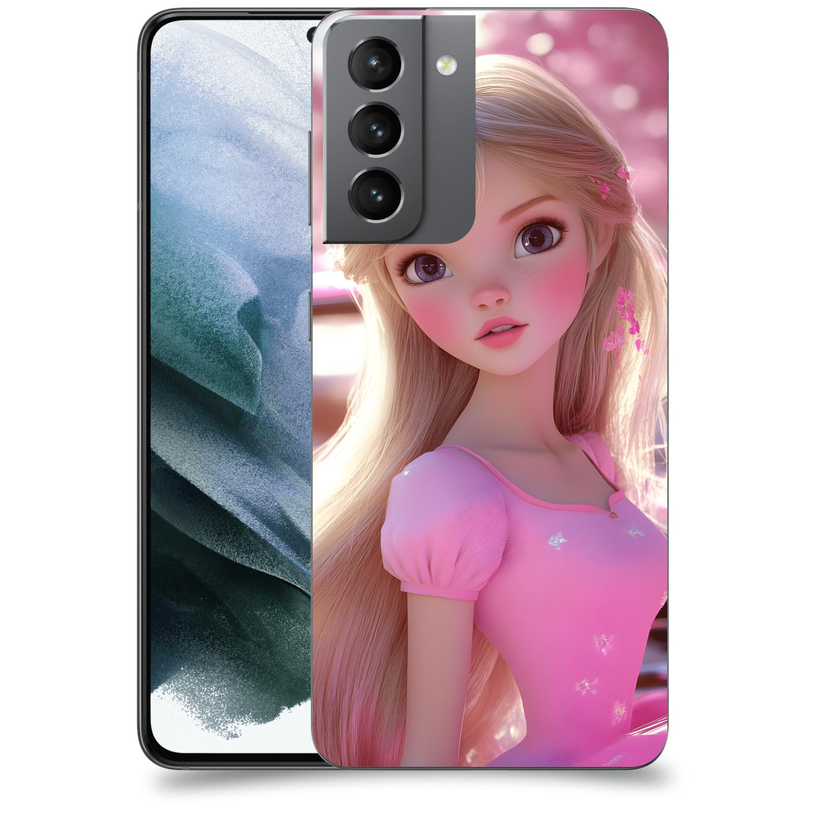 ACOVER Kryt na mobil Samsung Galaxy S21 G991B - Barbie