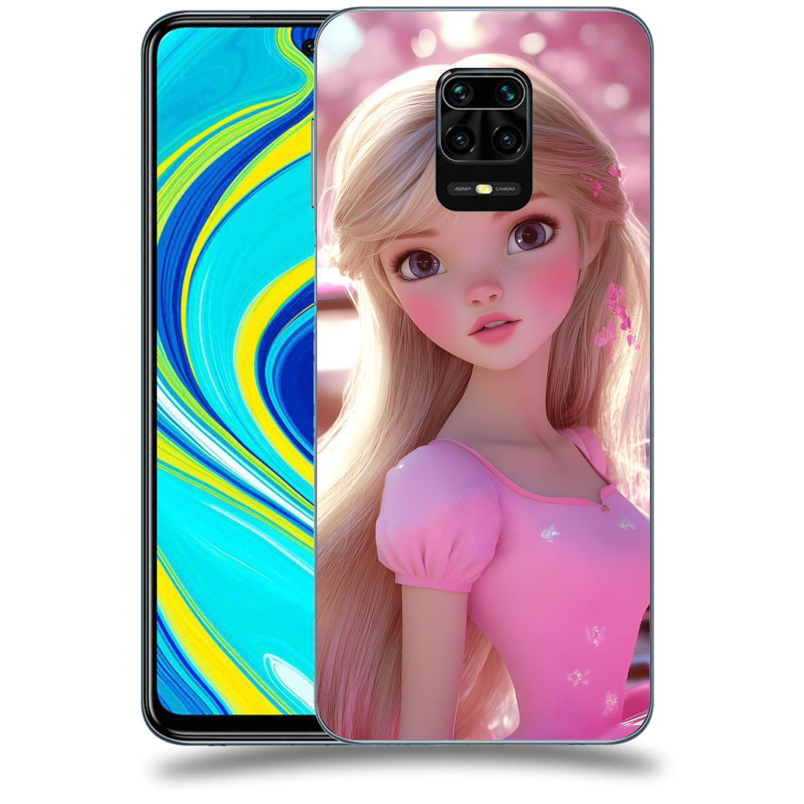 ACOVER Kryt na mobil Xiaomi Redmi Note 9S - Barbie