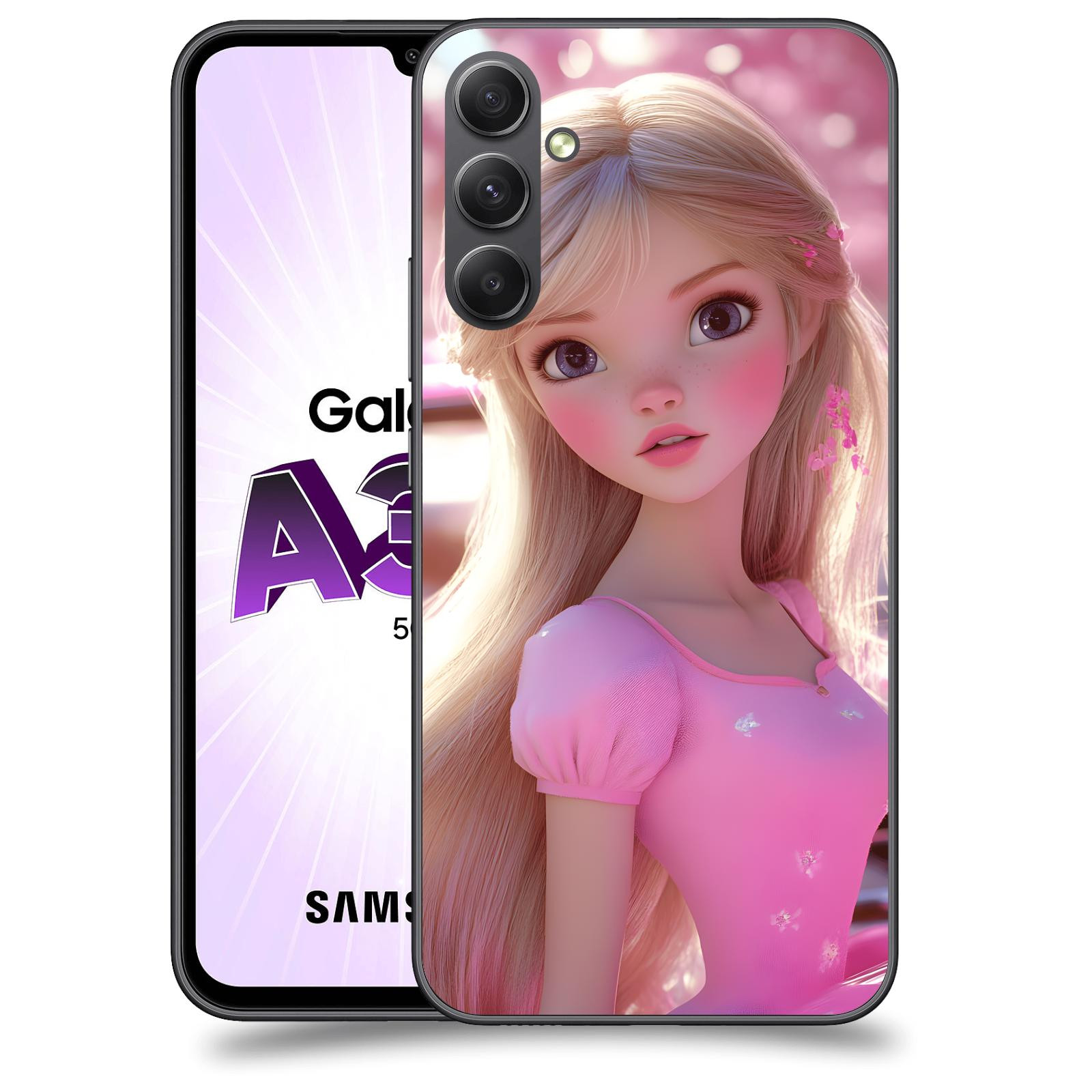 ACOVER Kryt na mobil Samsung Galaxy A34 - Barbie