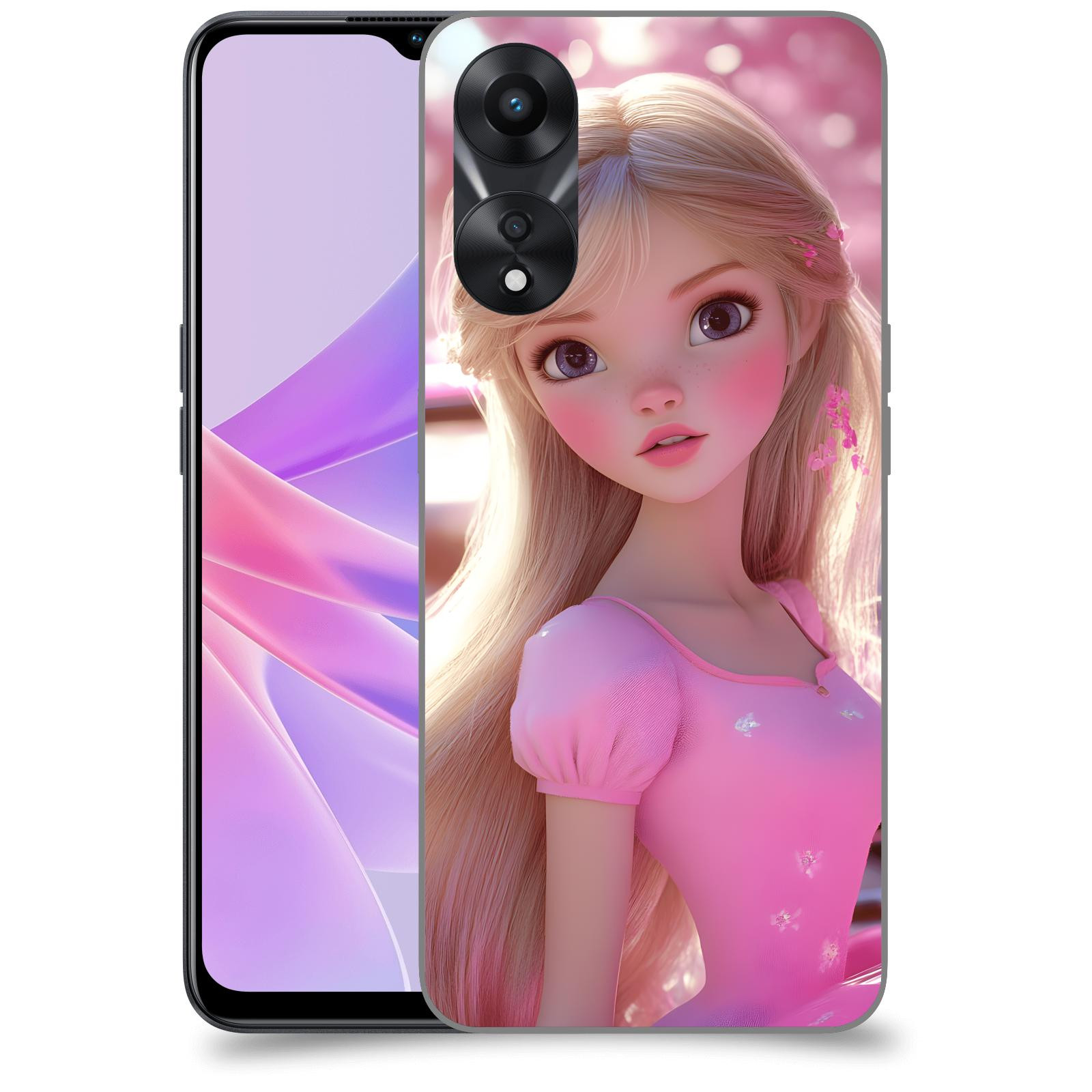 ACOVER Kryt na mobil OPPO A78 5G - Barbie
