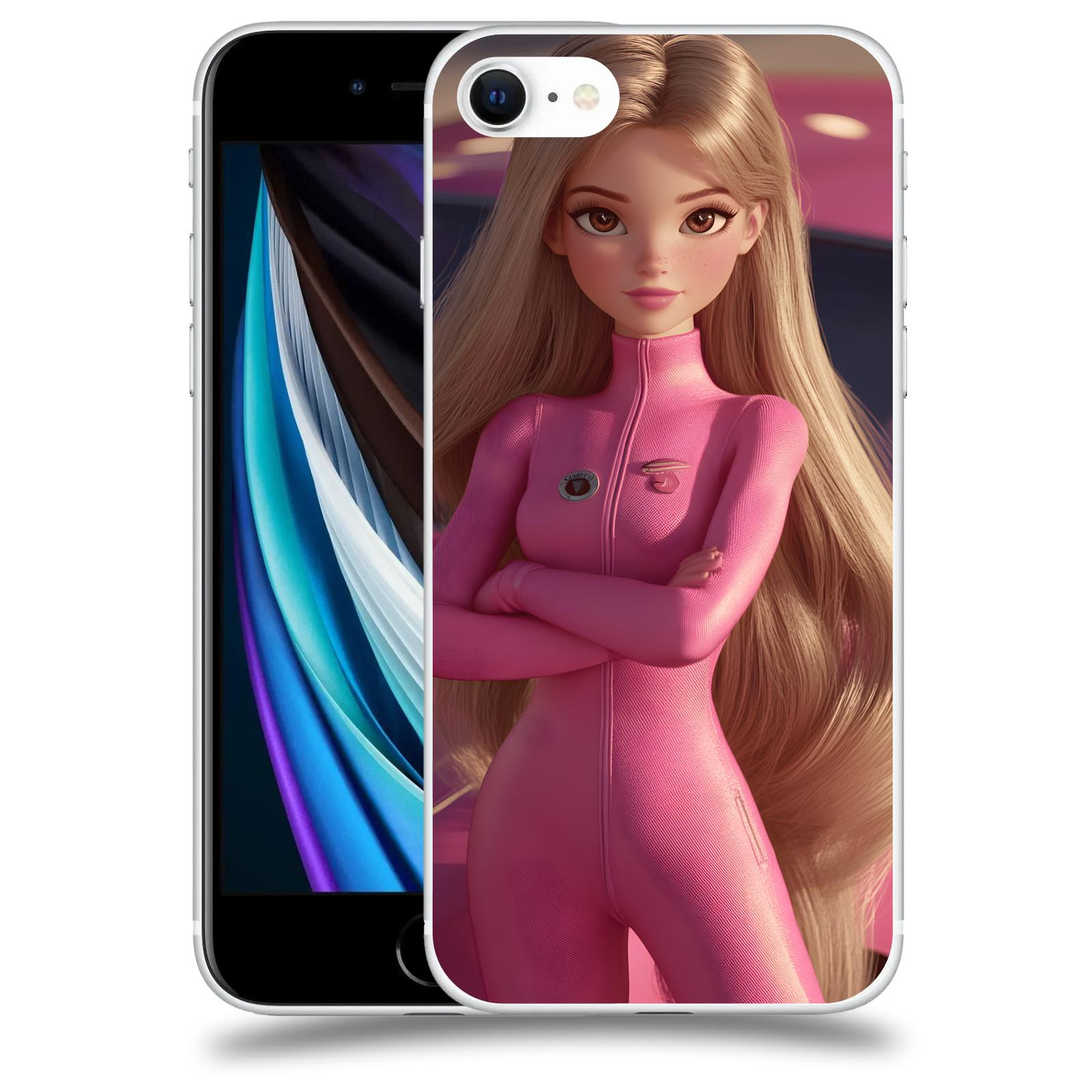 ACOVER Kryt na mobil Apple iPhone SE 2020 - Pink girl