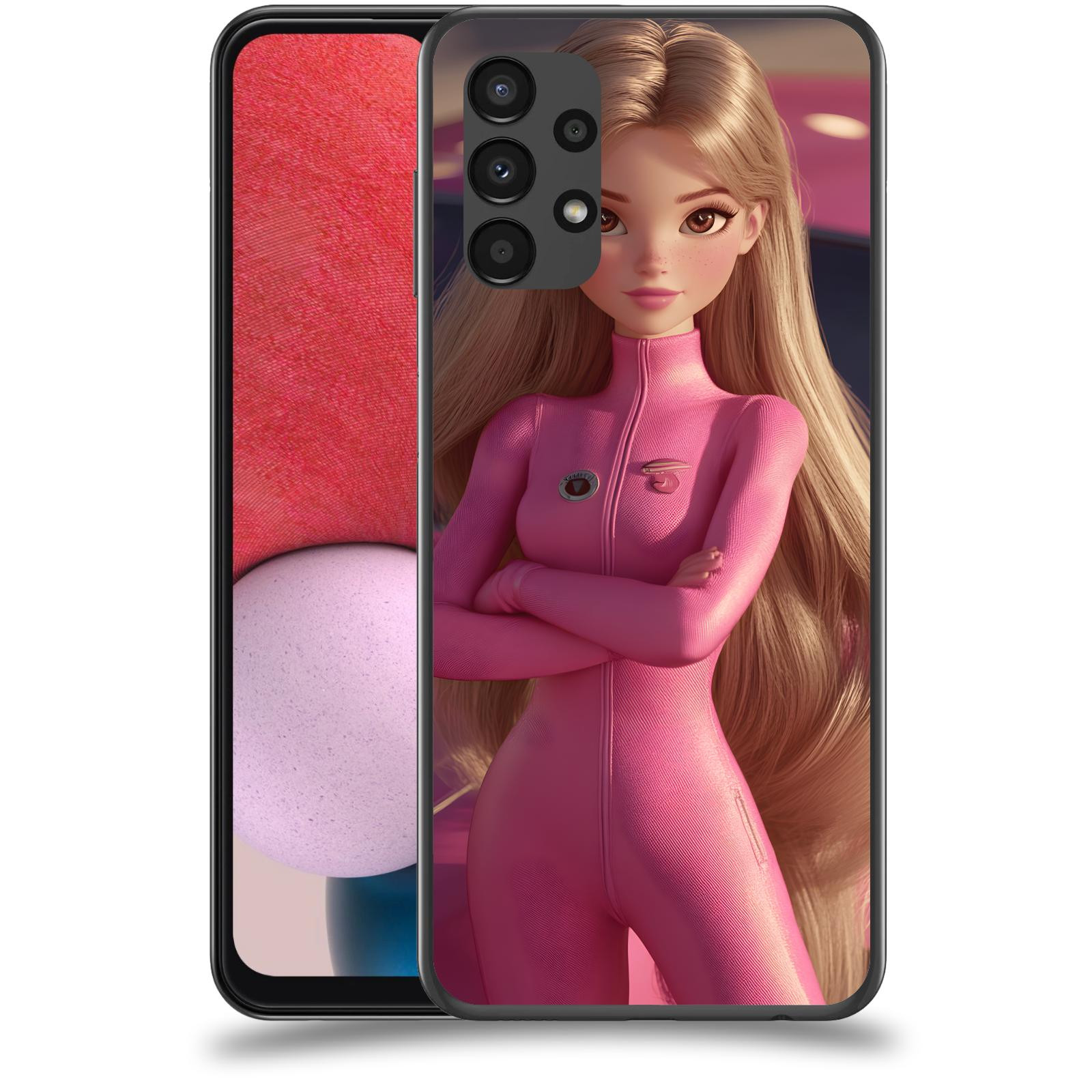 ACOVER Kryt na mobil Samsung Galaxy A13 4G A135 - Pink girl