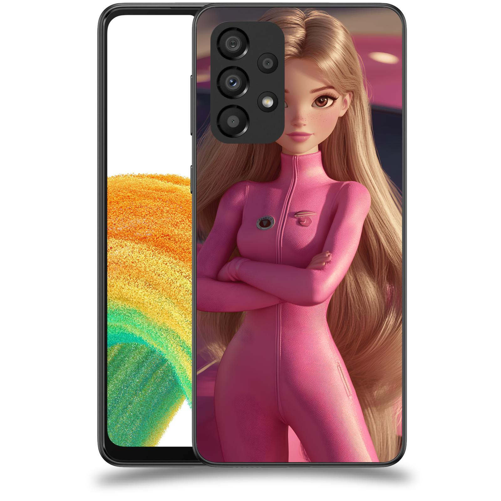 ACOVER Kryt na mobil Samsung Galaxy A33 5G A336 - Pink girl