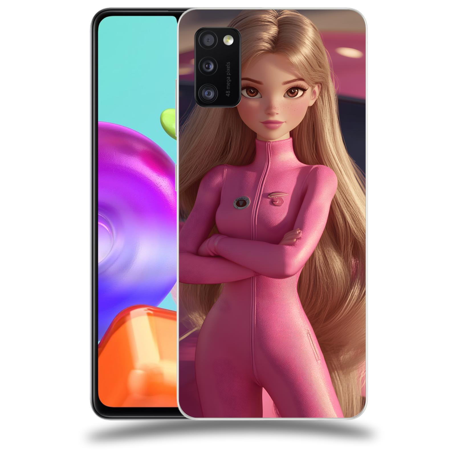ACOVER Kryt na mobil Samsung Galaxy A41 A415F - Pink girl