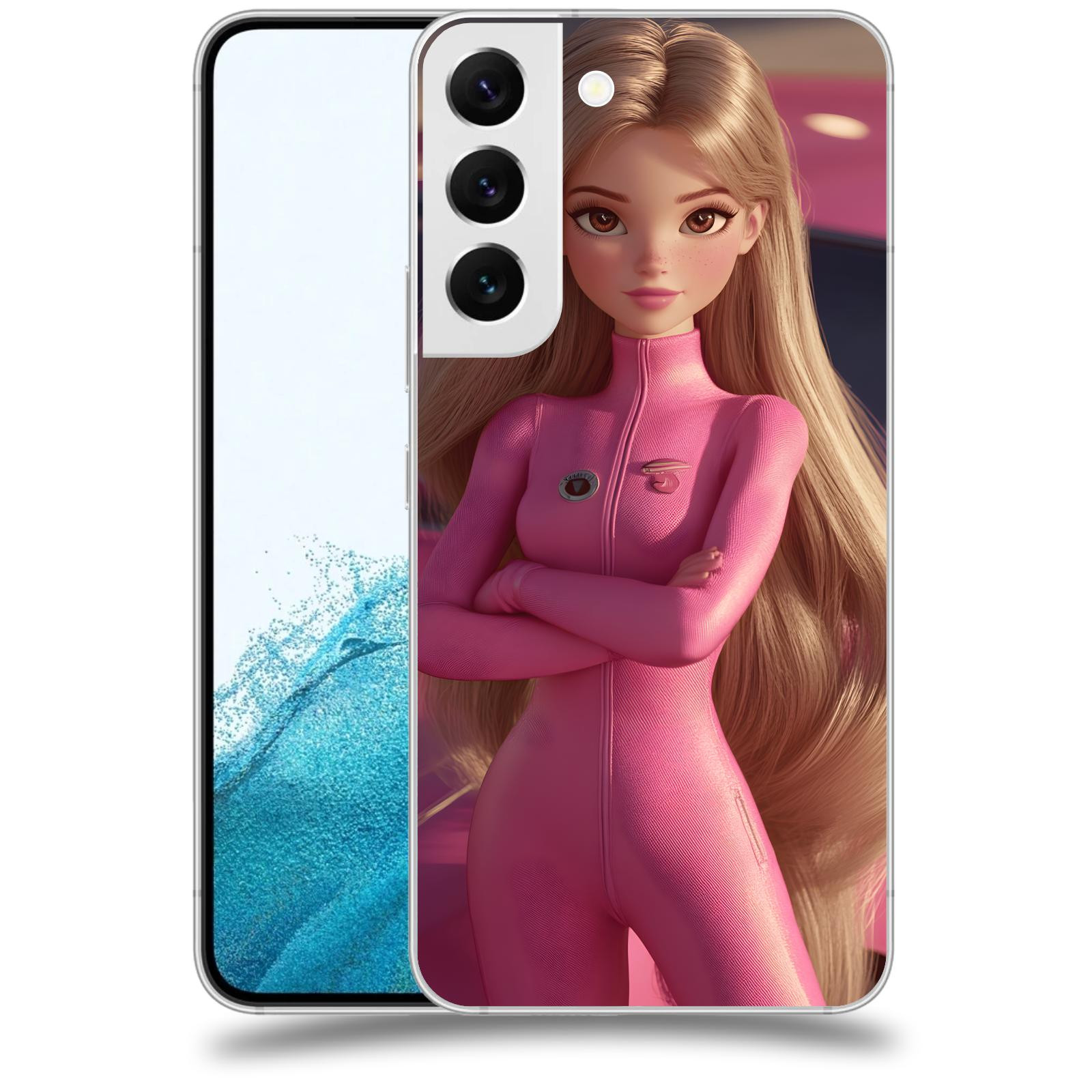 ACOVER Kryt na mobil Samsung Galaxy S22 5G - Pink girl