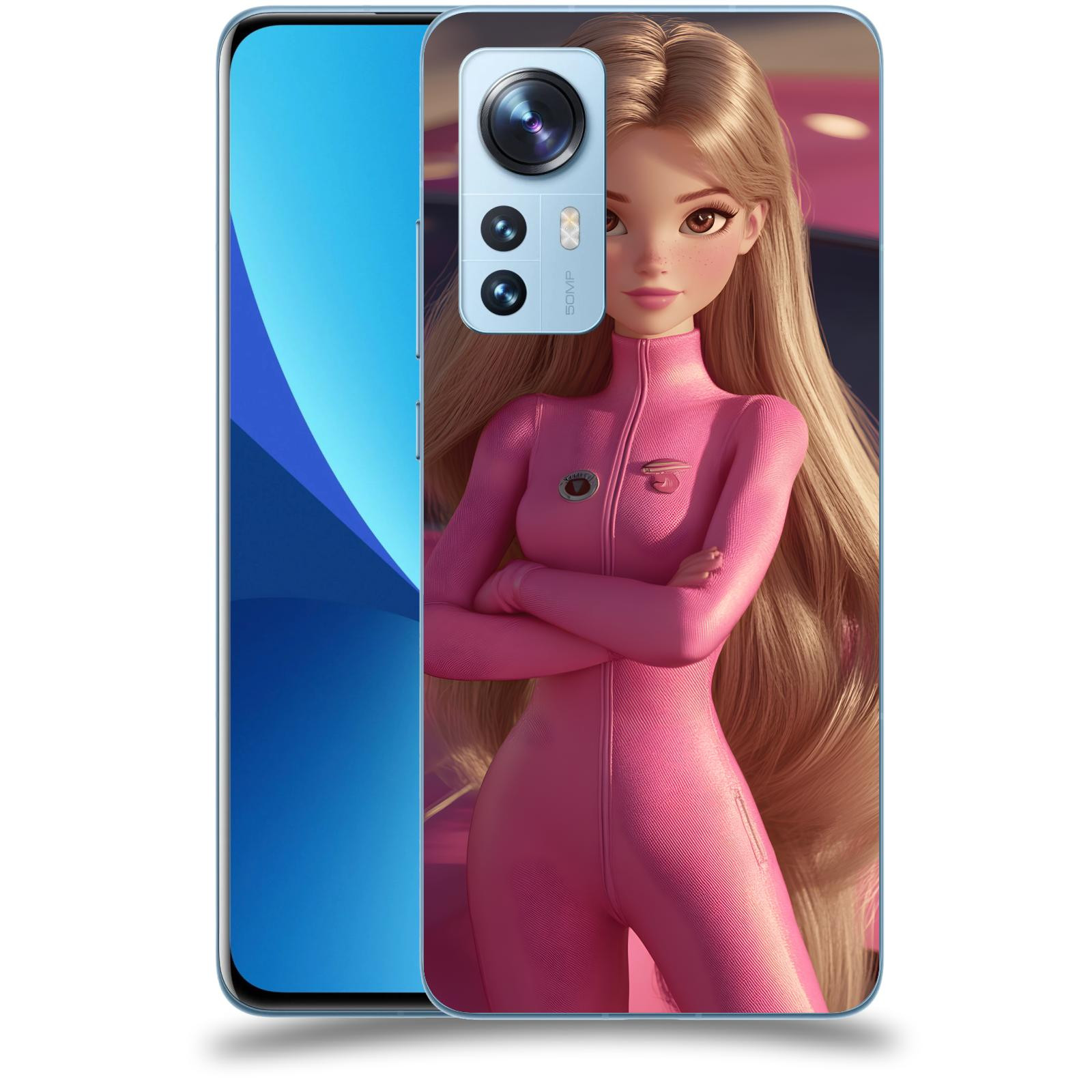 ACOVER Kryt na mobil Xiaomi 12 - Pink girl