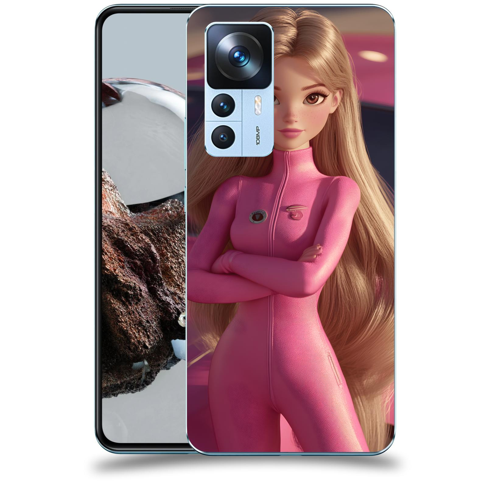 ACOVER Kryt na mobil Xiaomi 12T - Pink girl