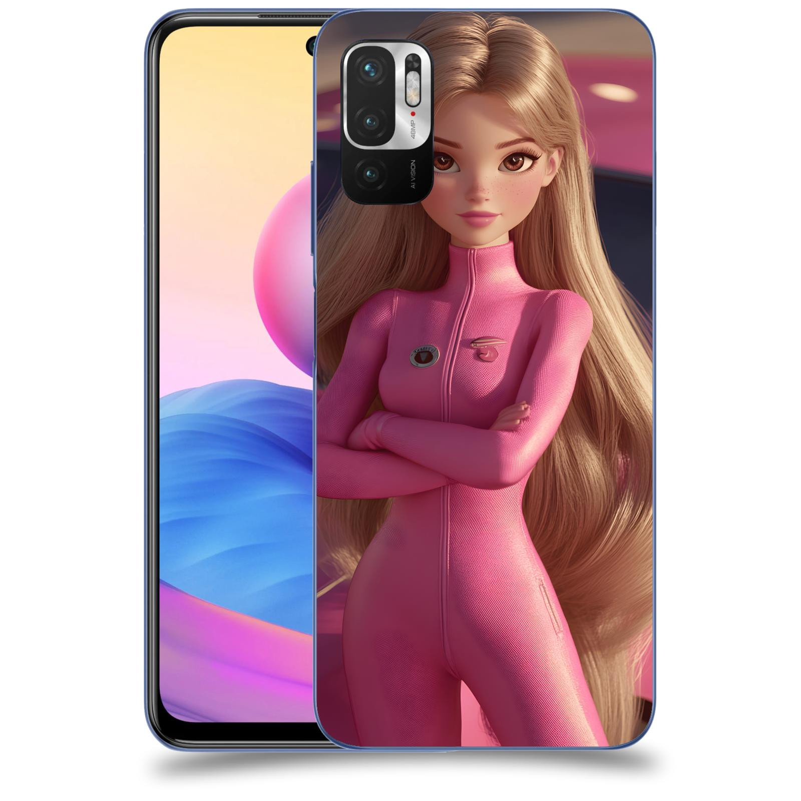ACOVER Kryt na mobil Xiaomi Redmi Note 10 5G - Pink girl
