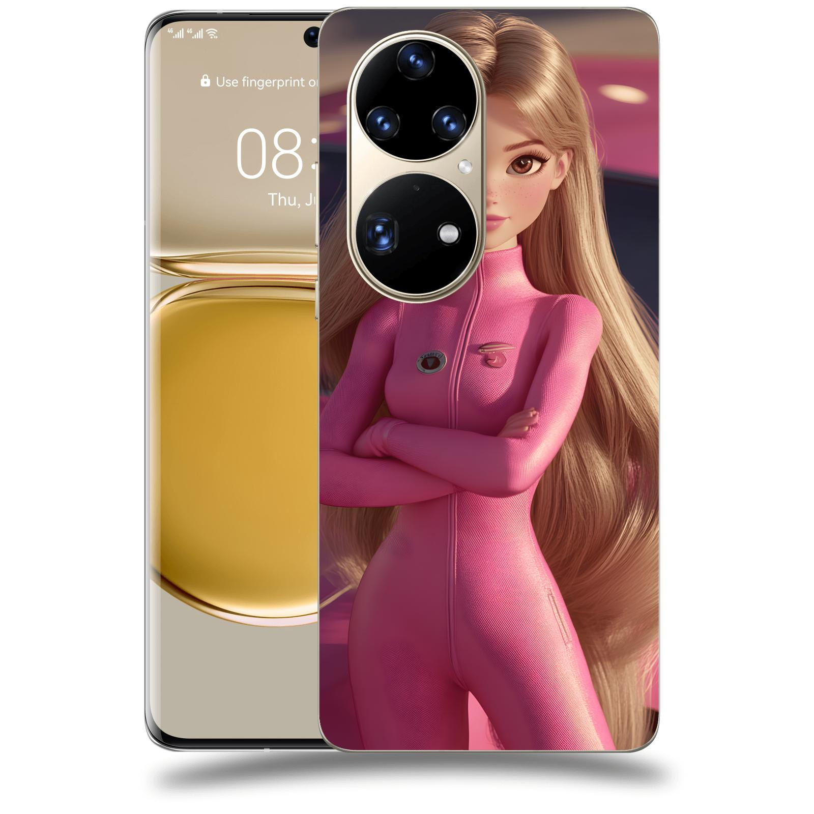 ACOVER Kryt na mobil Huawei P50 - Pink girl