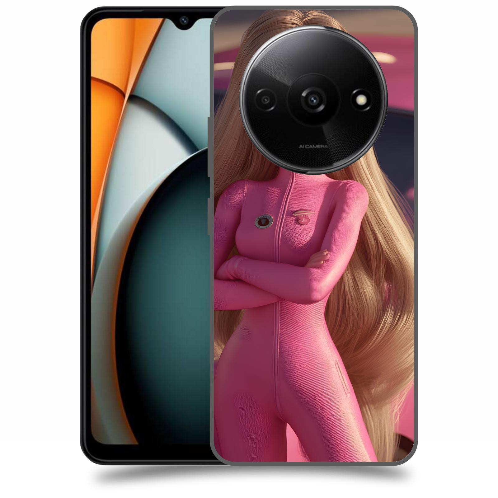 ACOVER Kryt na mobil Xiaomi Redmi A3 - Pink girl