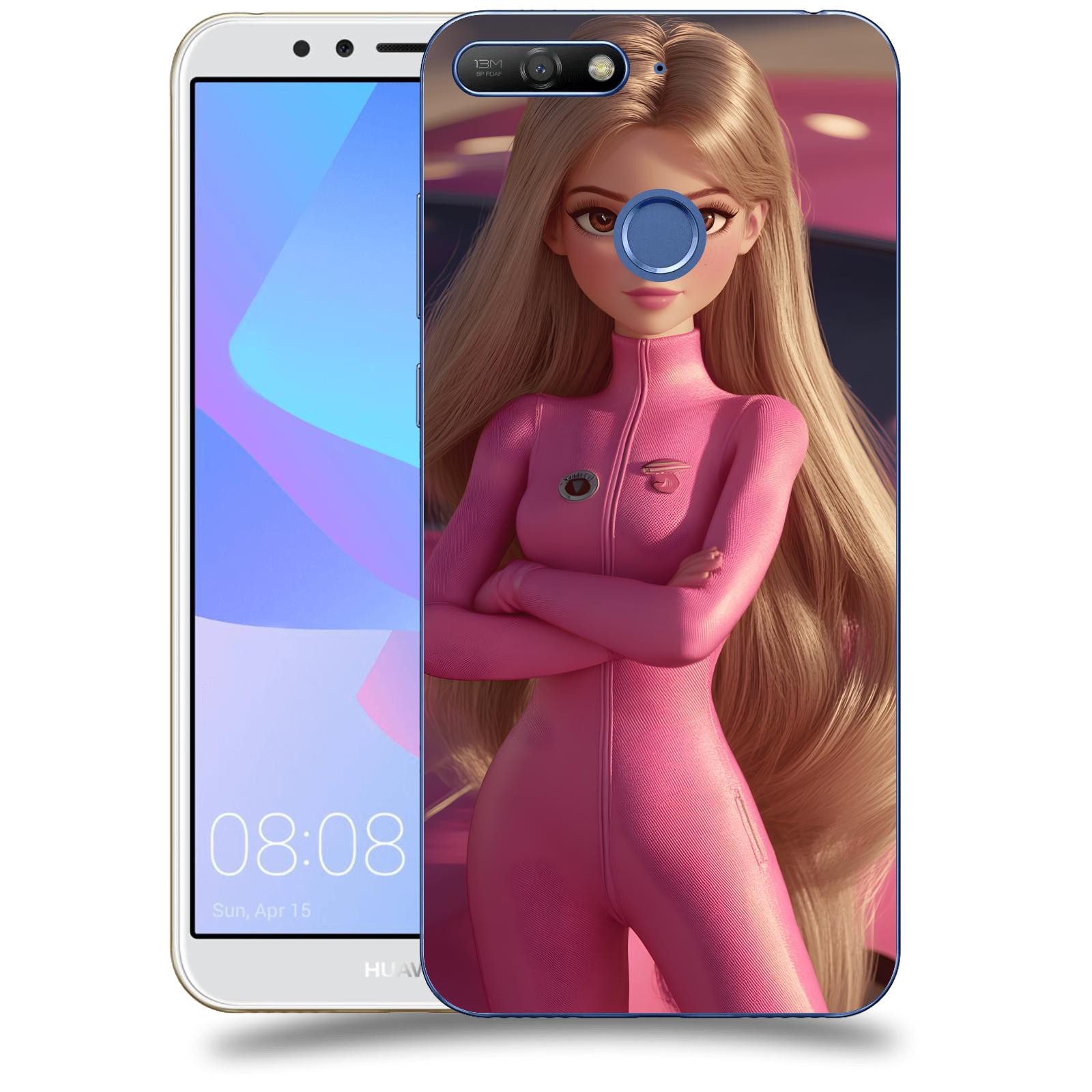 ACOVER Kryt na mobil Huawei Y6 Prime 2018 - Pink girl