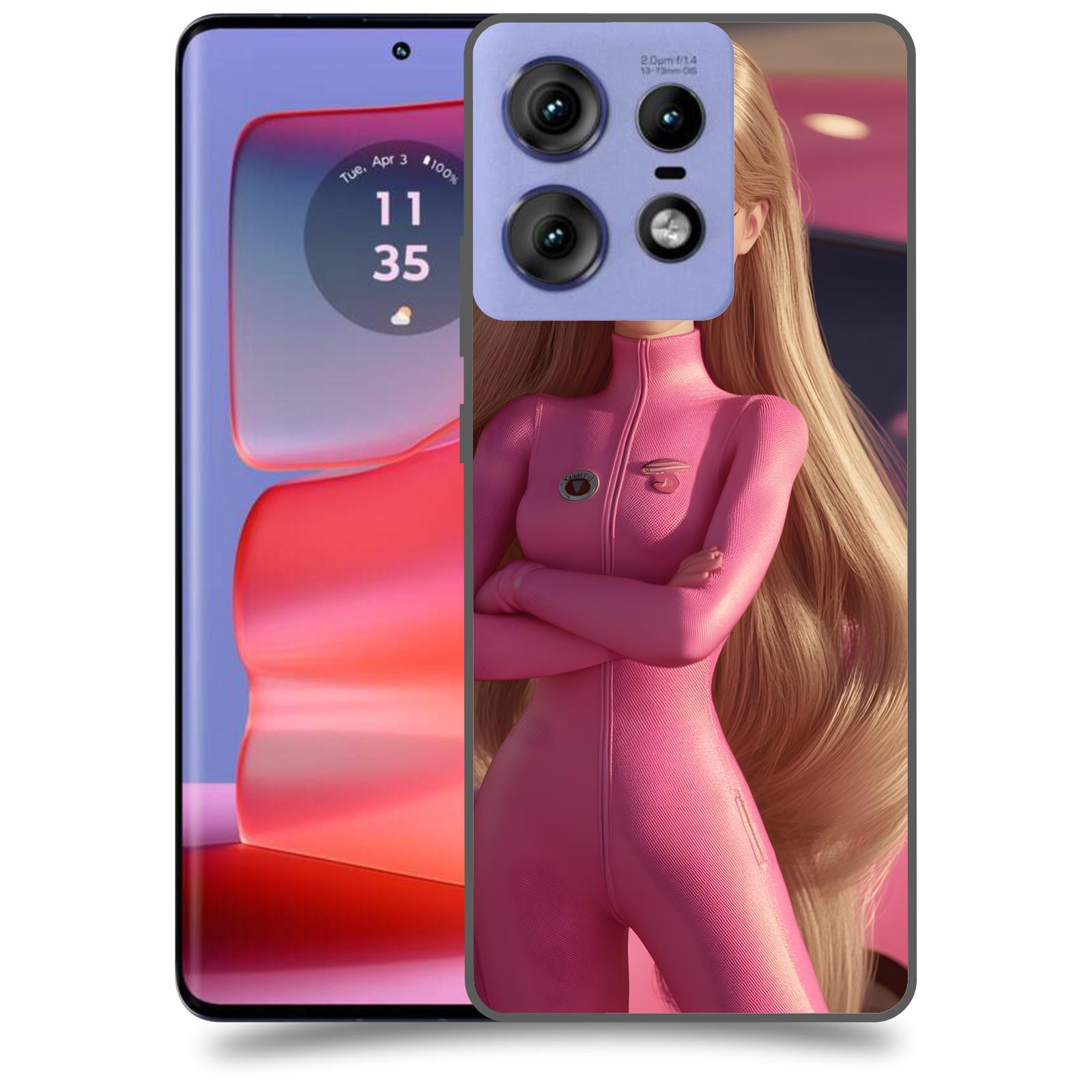 ACOVER Kryt na mobil Motorola Edge 50 Pro - Pink girl