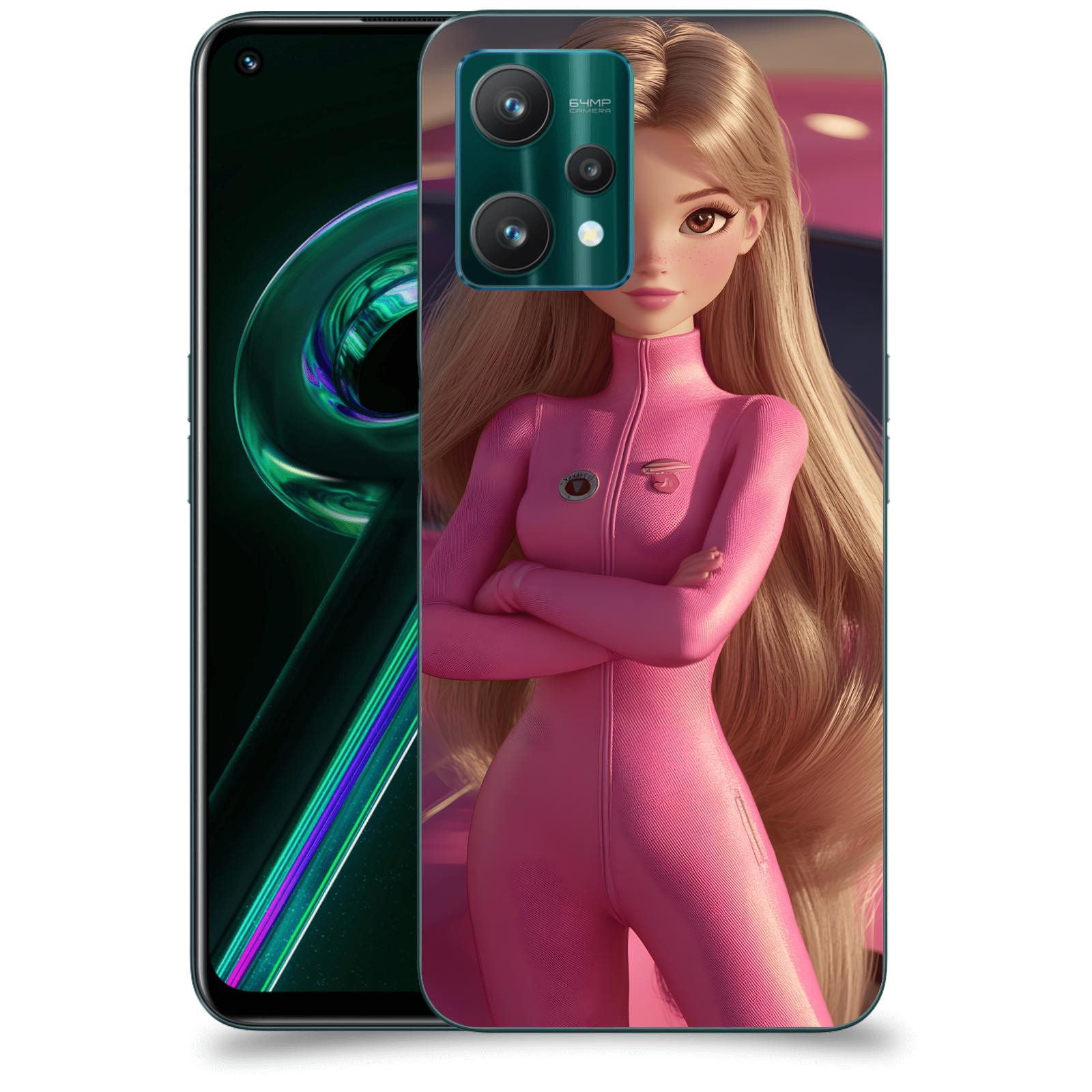 ACOVER Kryt na mobil Realme 9 Pro 5G - Pink girl