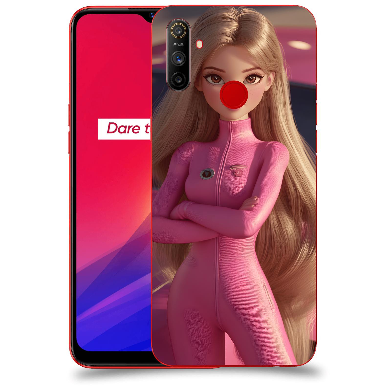 ACOVER Kryt na mobil Realme C3 - Pink girl