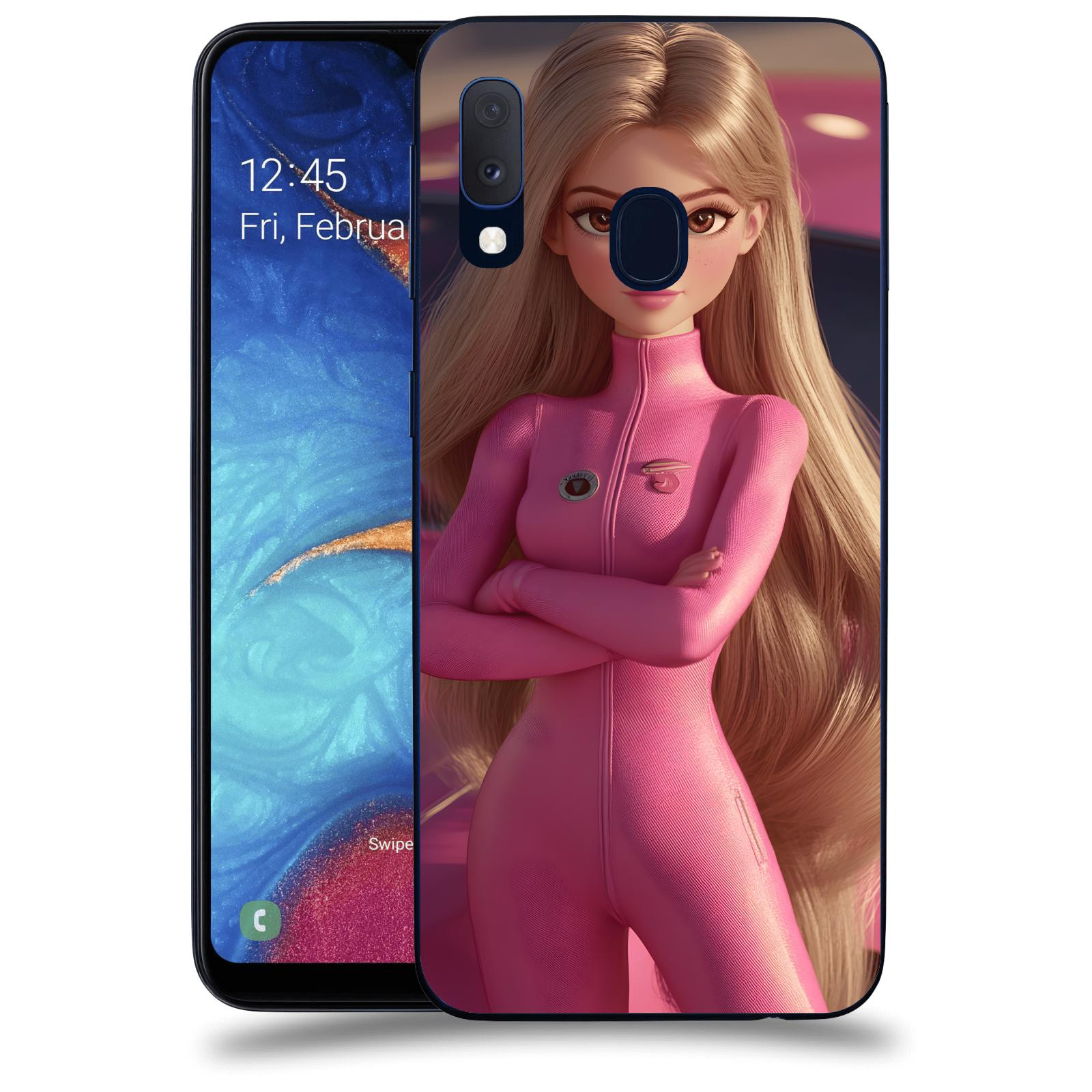 ACOVER Kryt na mobil Samsung Galaxy A20e A202F - Pink girl