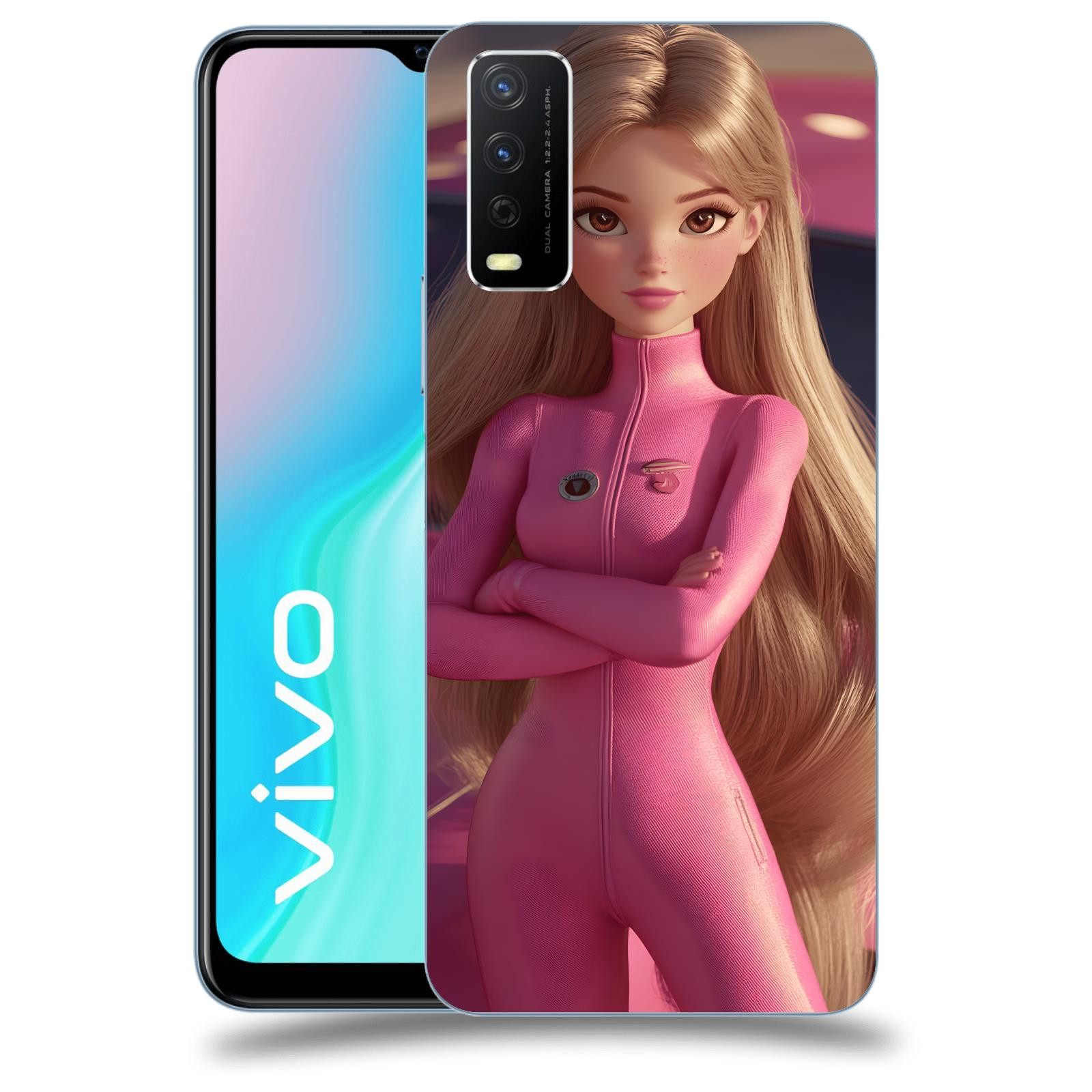 ACOVER Kryt na mobil Vivo Y11s - Pink girl
