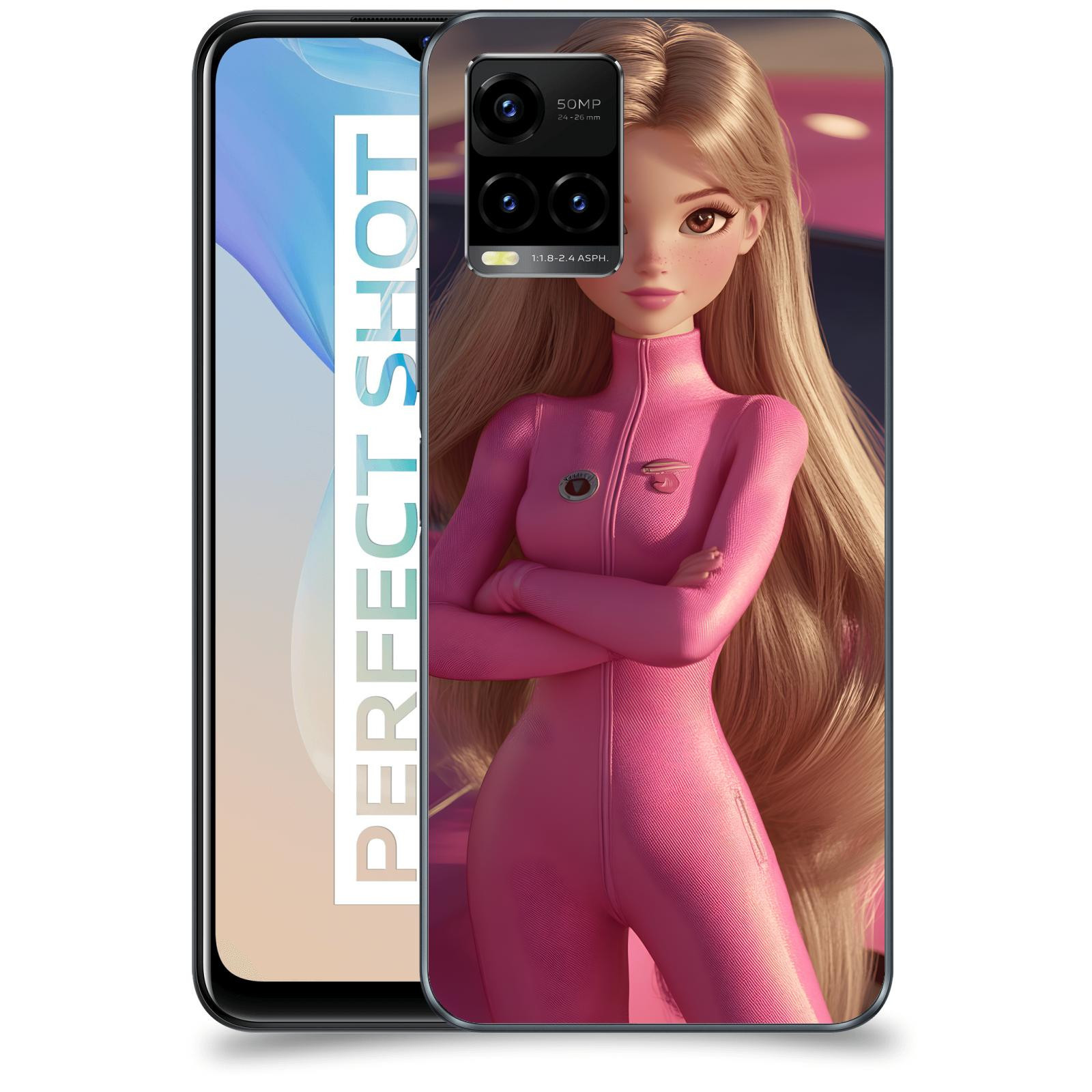 ACOVER Kryt na mobil Vivo Y33s - Pink girl