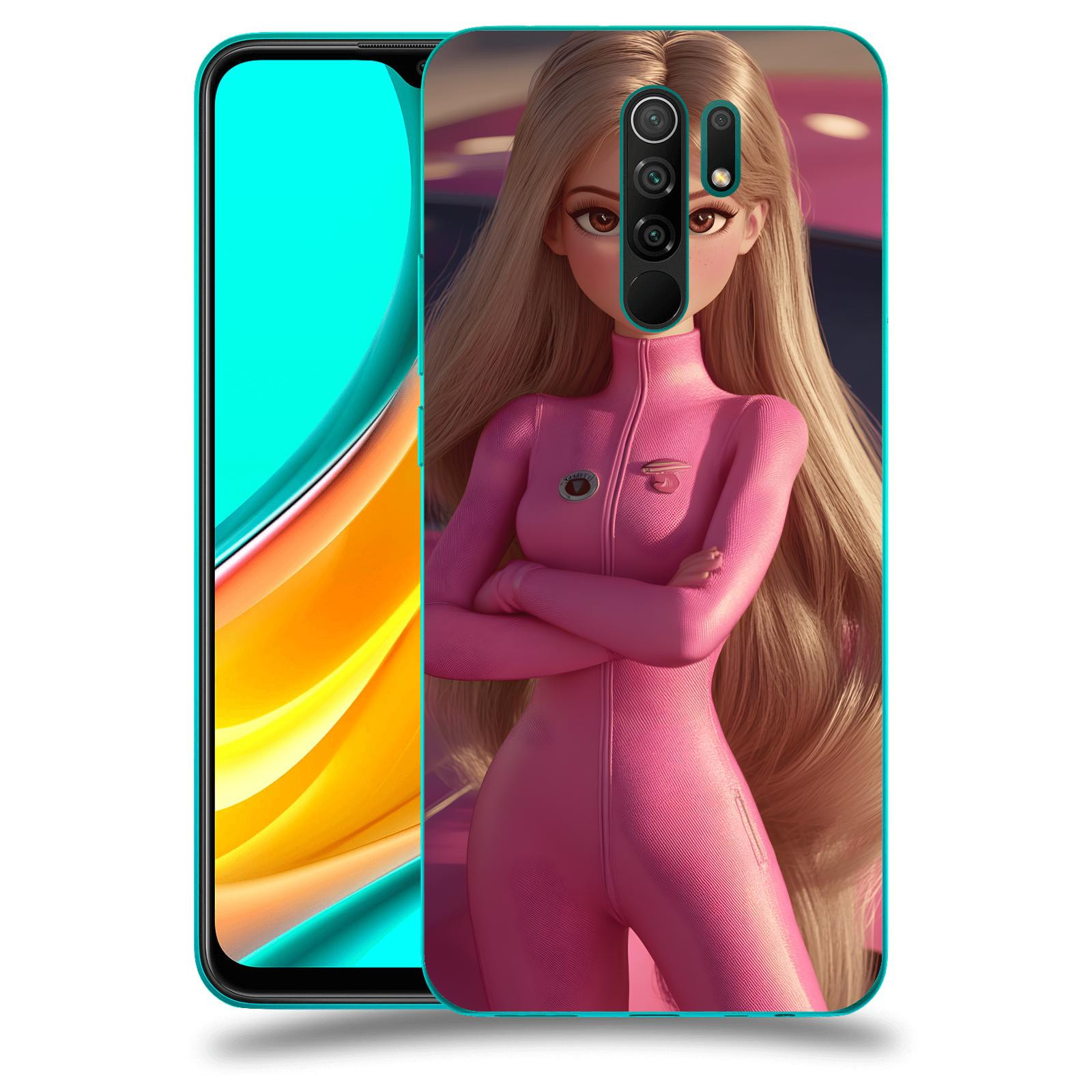 ACOVER Kryt na mobil Xiaomi Mi 9 - Pink girl