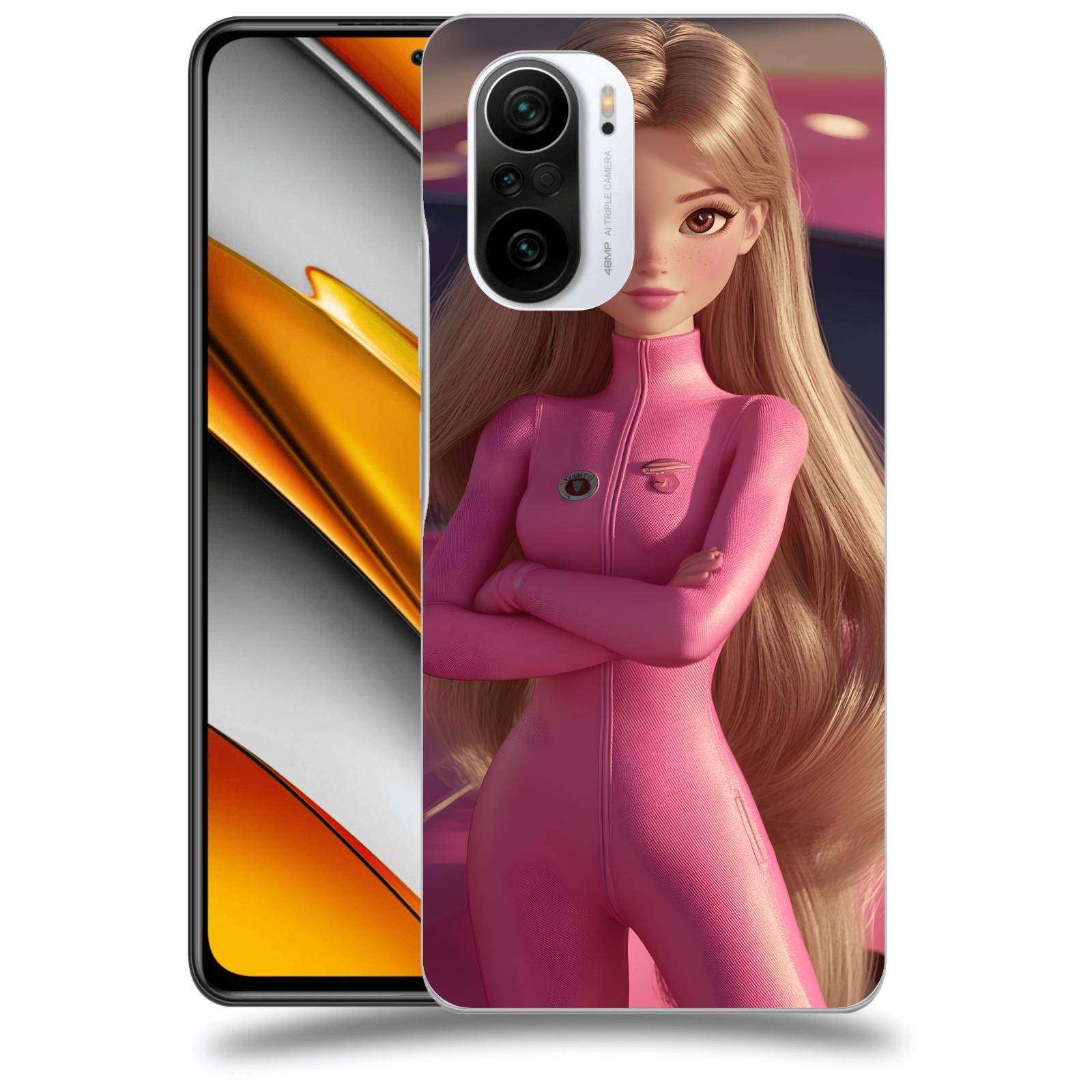 ACOVER Kryt na mobil Xiaomi Poco F3 - Pink girl