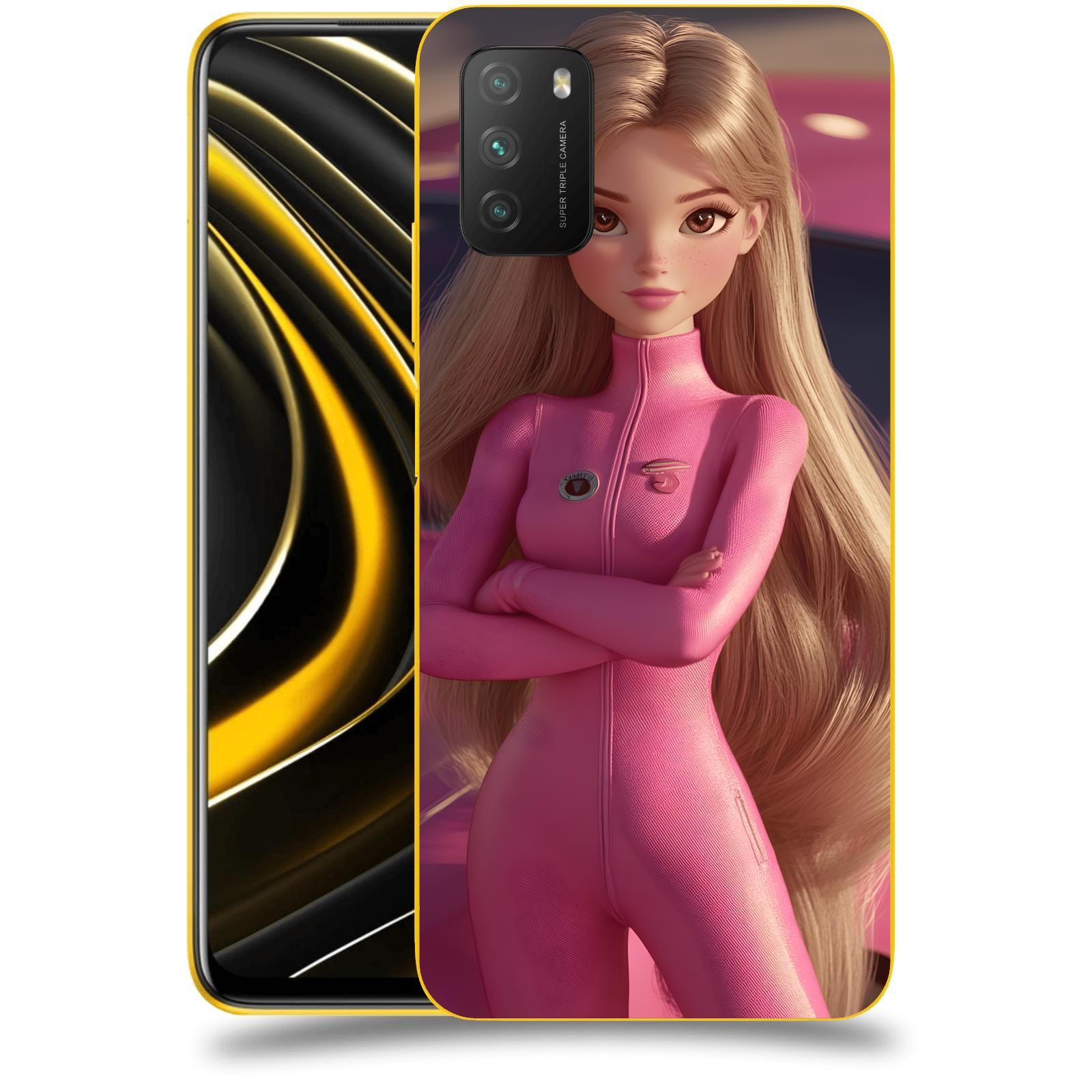 ACOVER Kryt na mobil Xiaomi Poco M3 - Pink girl